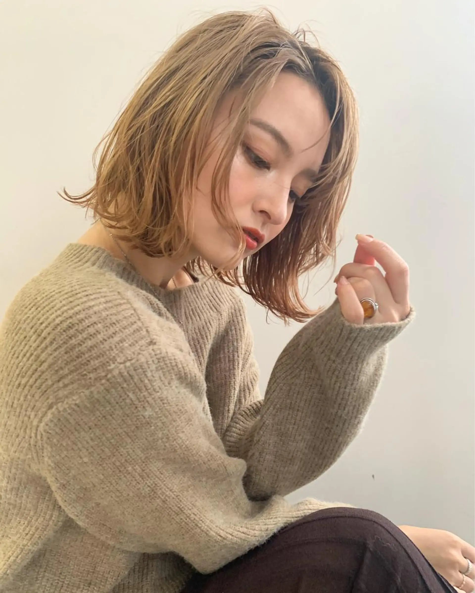 ミディアム カラー ヘアアレンジ カット トリートメント 髪質改善支持率 No. 1✨mayuのヘアスタイル