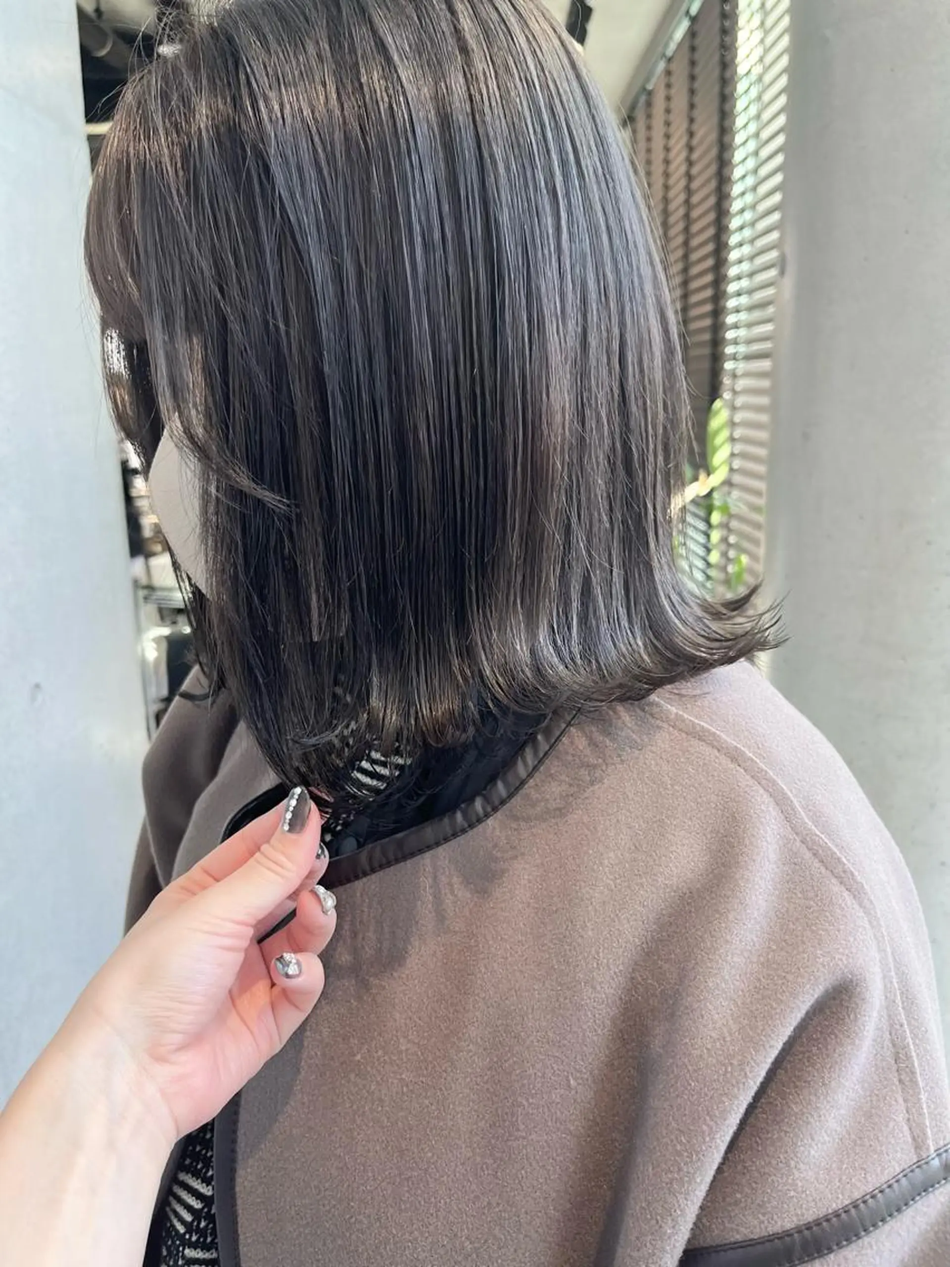 ミディアム カラー パーマ ヘアアレンジ カット ヘアカラー トリートメント ヘッドスパ ヘアセット 透明感/オリーブ/ グレージュ/YUKAのヘアスタイル