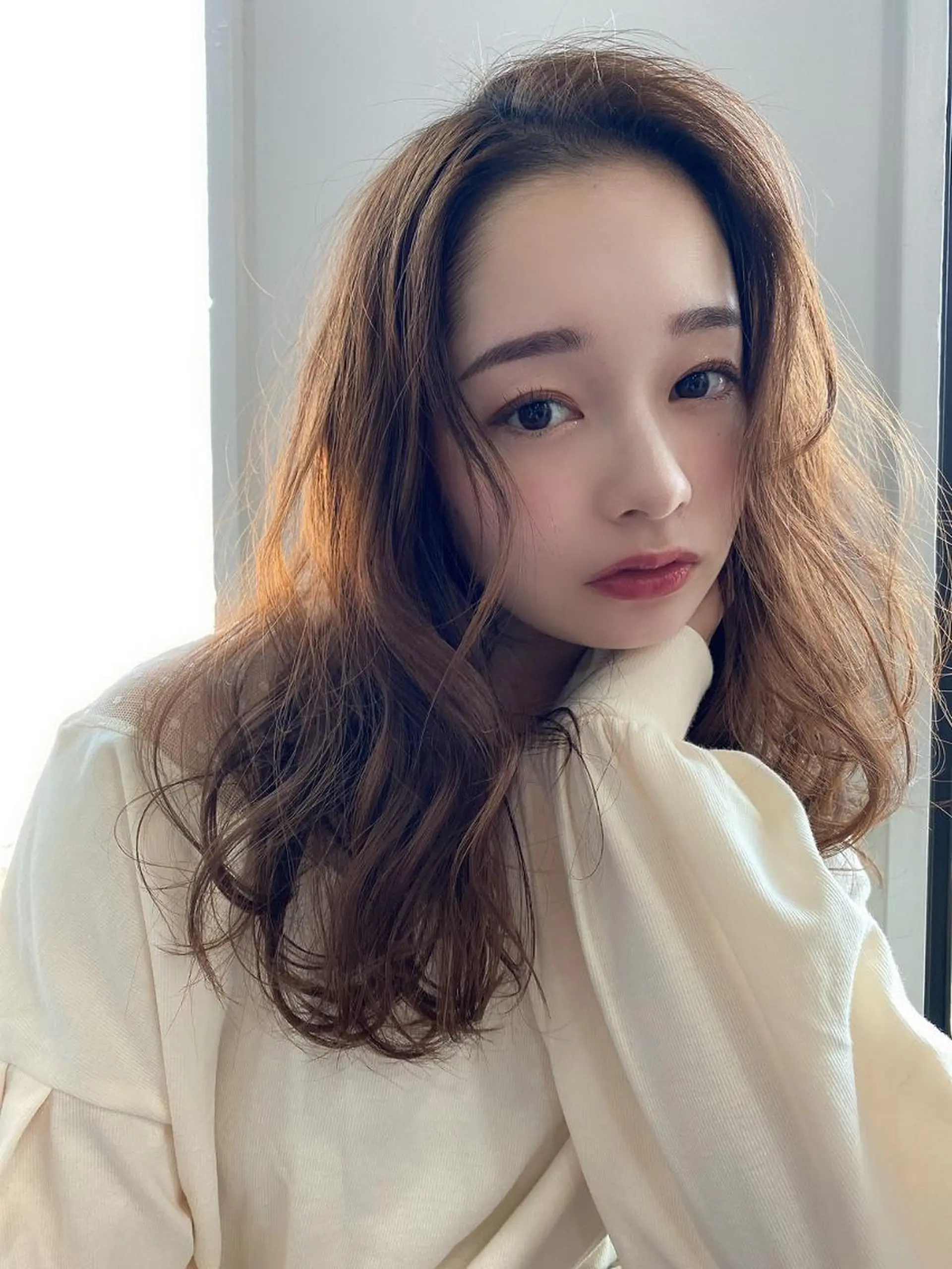 ミディアム カラー 透明感カラー イルミナカラー 似合わせカット 小顔カット トリートメント ⭐️Shelter by TOKYO⭐️のヘアスタイル