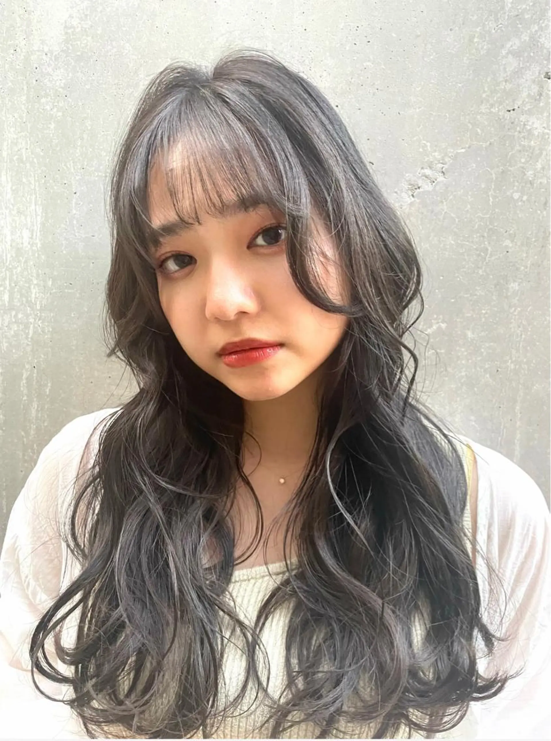 ロング カラー カット パーマ [YUCCA] Junaのヘアスタイル