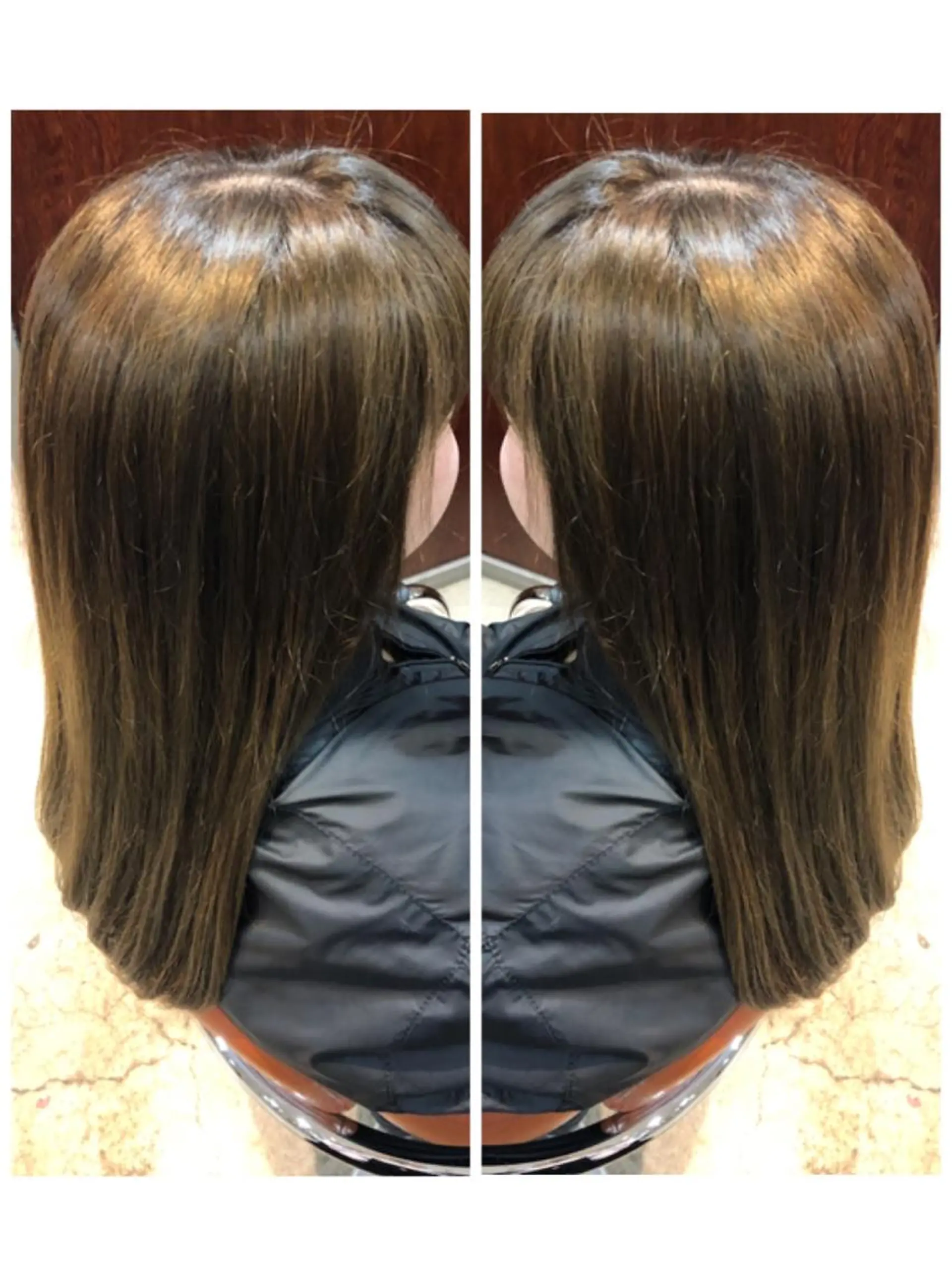 ロング カラー 品田 真里のヘアスタイル