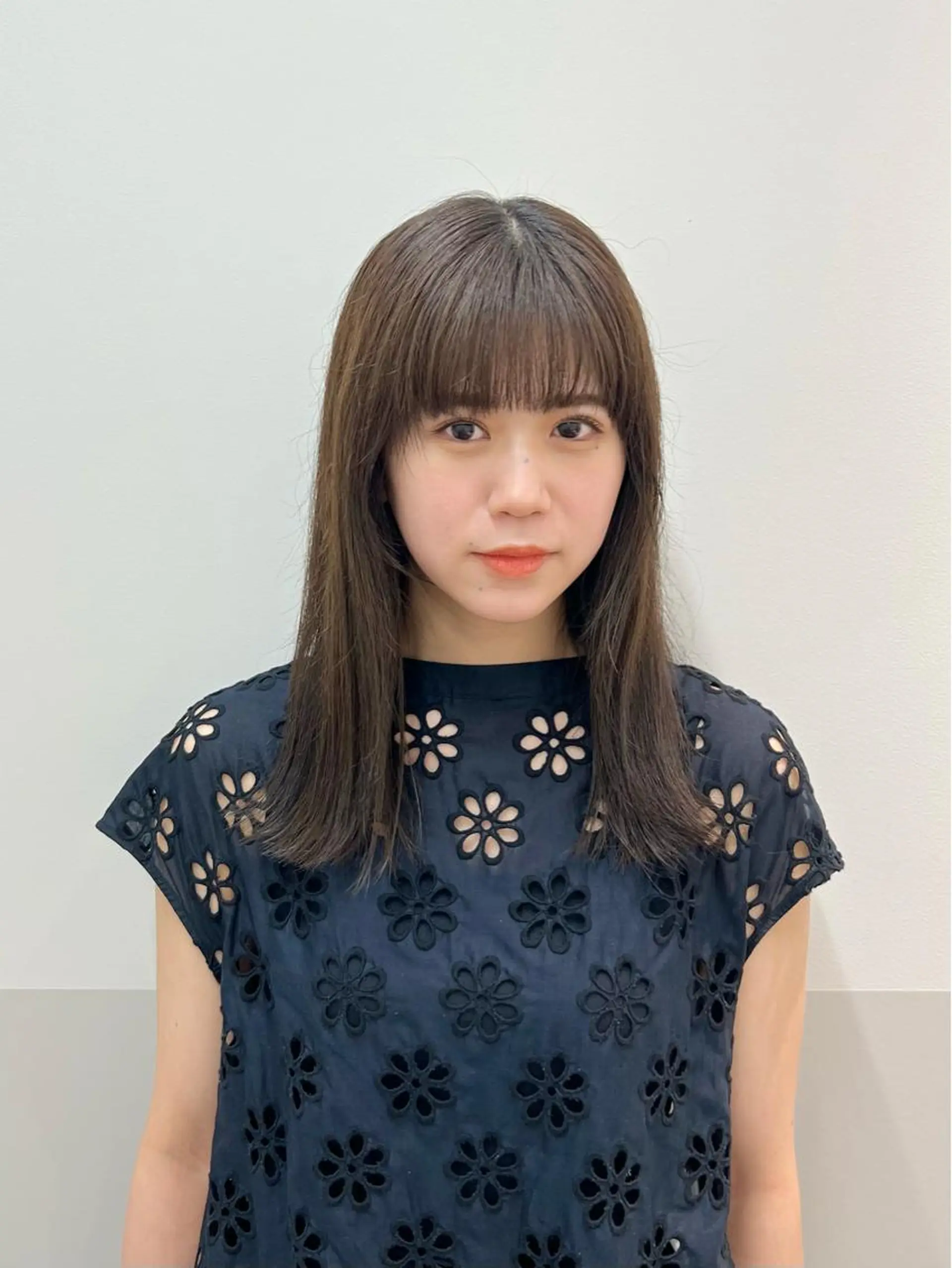 ミディアム トリートメント ヘアカラー トリートメント SALOWIN川崎所属・似合わせレイヤー/ 美髪縮毛矯正/ミナエのヘアスタイル