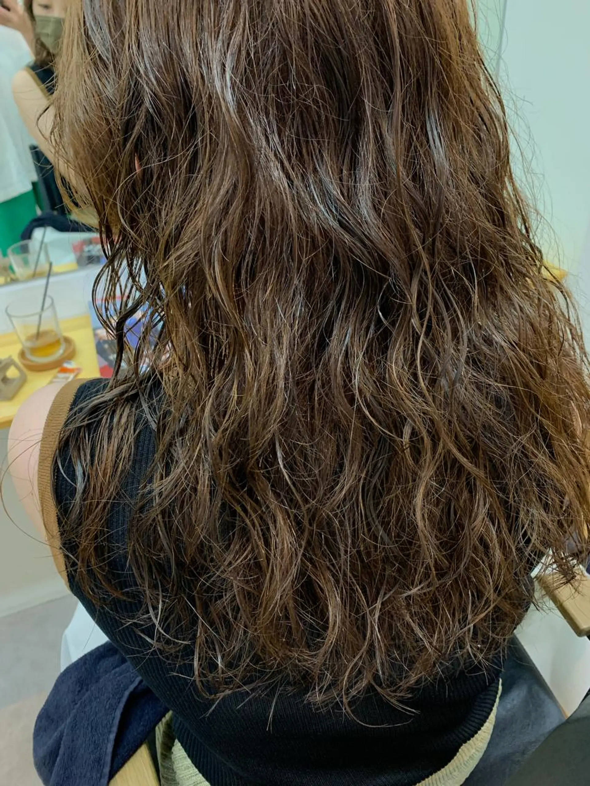 セミロング パーマ AR.MARA hair  studio所属・ウェーブパーマ サトウヒカルのヘアスタイル