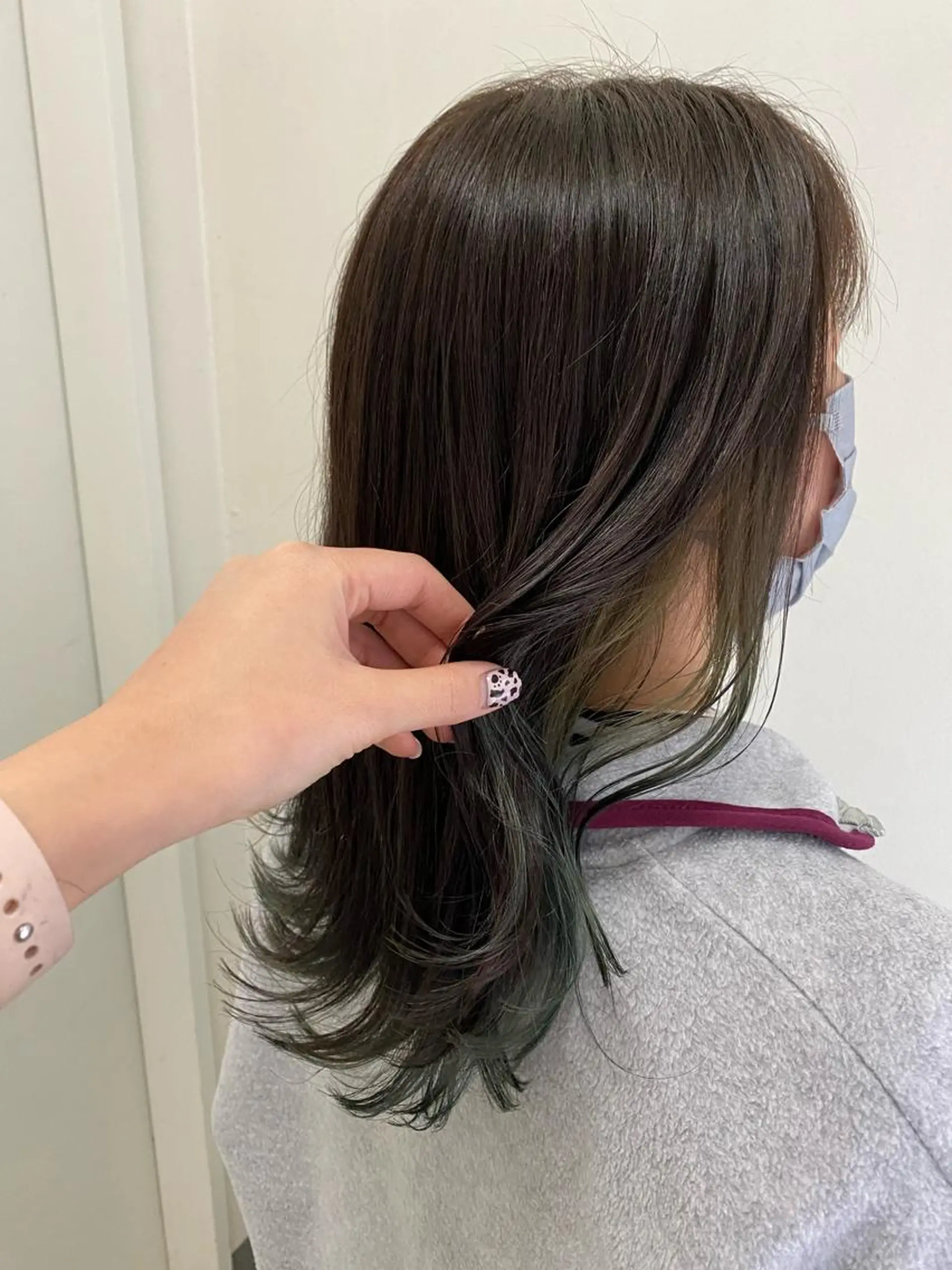 ミディアム カラー ブラウンカラー オリーブカラー ヘアカラー トリートメント アレンジ指名 no.1✨ｈａｋｏのヘアスタイル