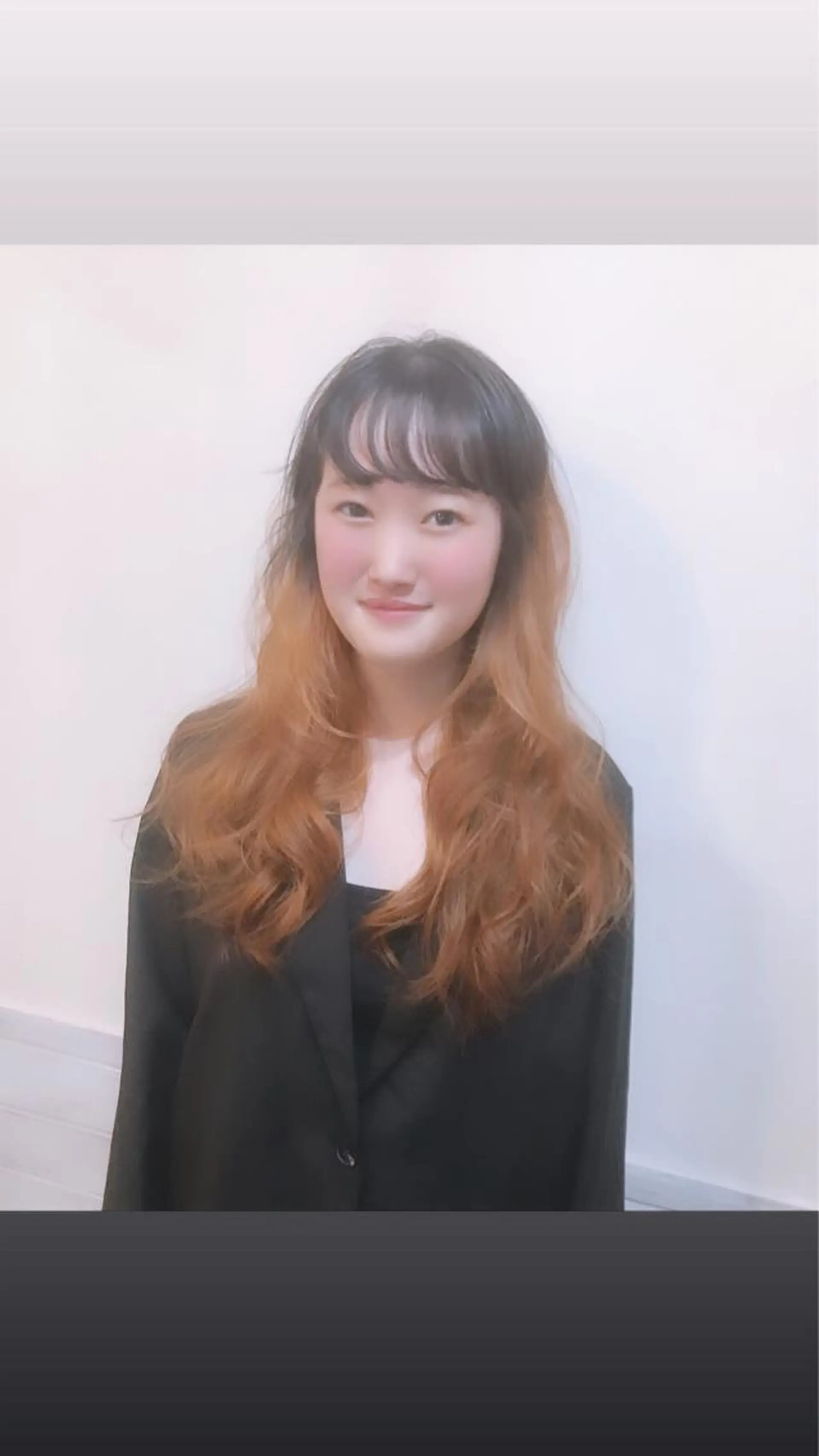 ロング カラー ヘアアレンジ オレンジ アイラッシュ/美容室 個室/瀬戸 一菜のヘアスタイル