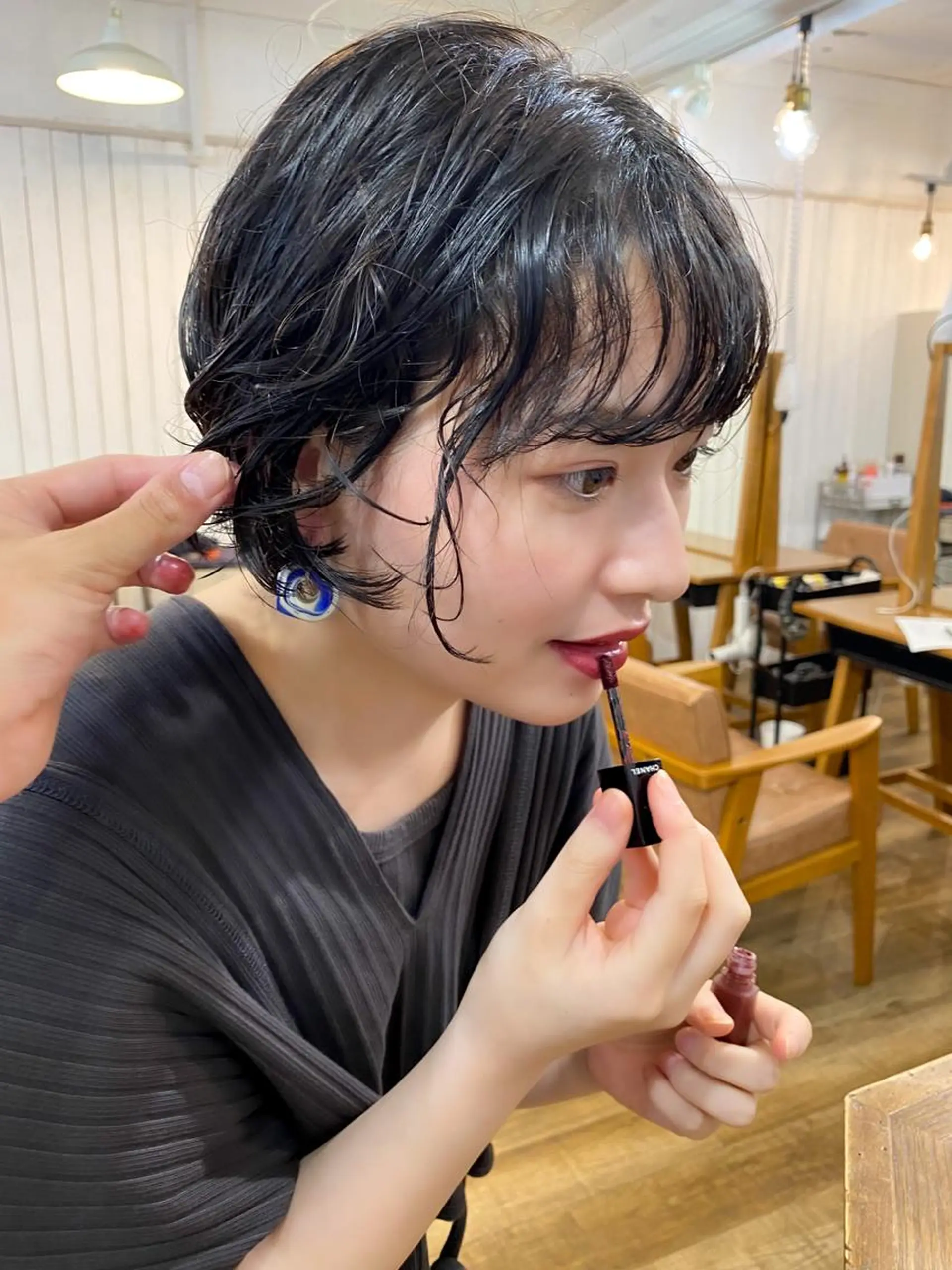 ショート パーマ レイヤー/パーマ /ウルフ/nabeのヘアスタイル