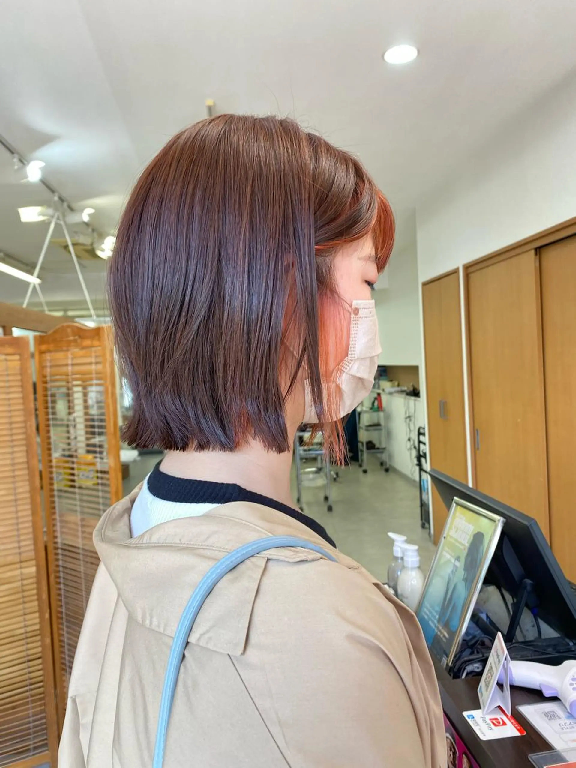 ショート カラー peg.hair所属・ブリーチカラー🫧 森　凪沙のヘアスタイル