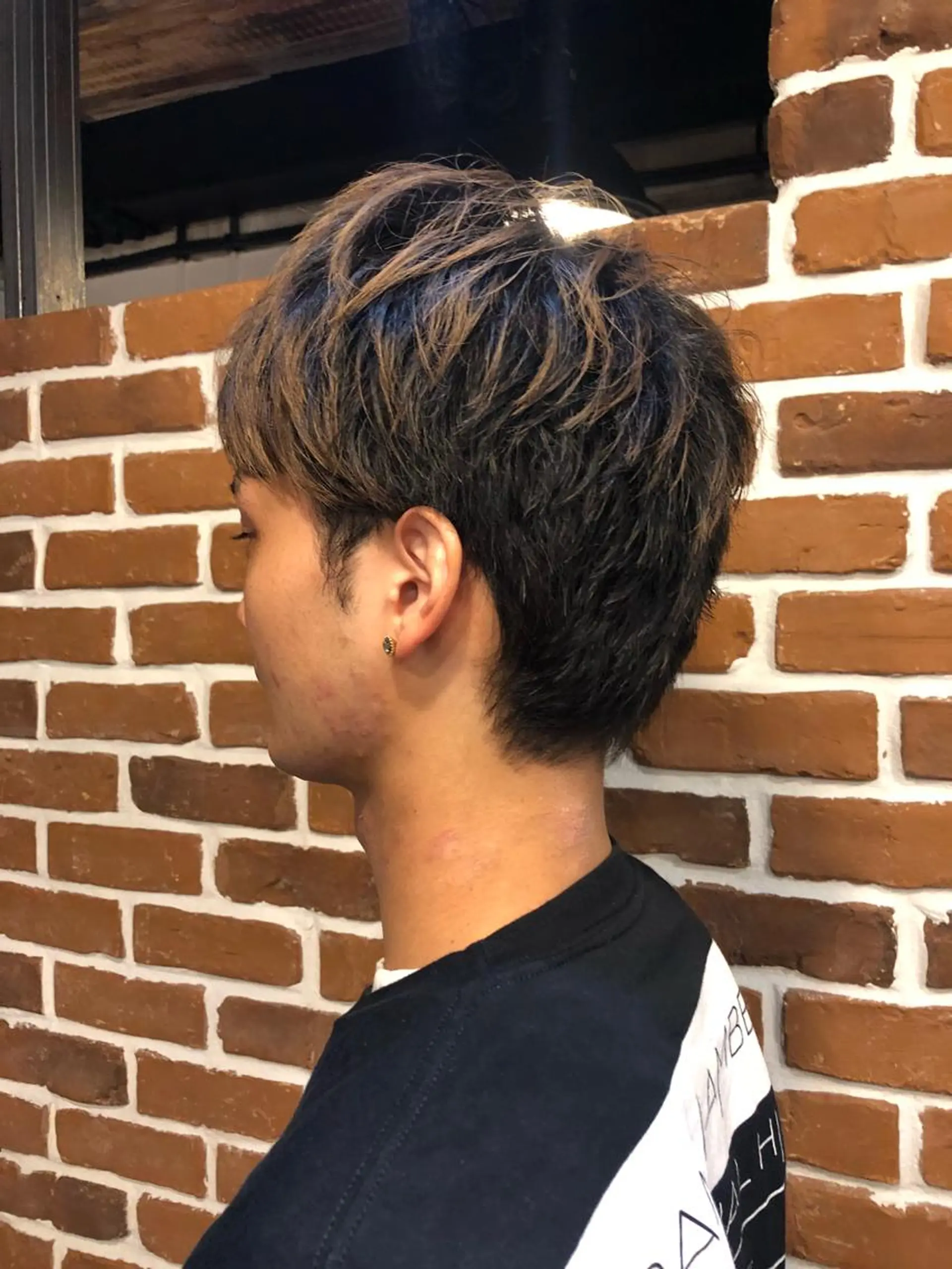 メンズ マッシュ ✨色持ちの良い艶 カラー✨蟹江真世のヘアスタイル