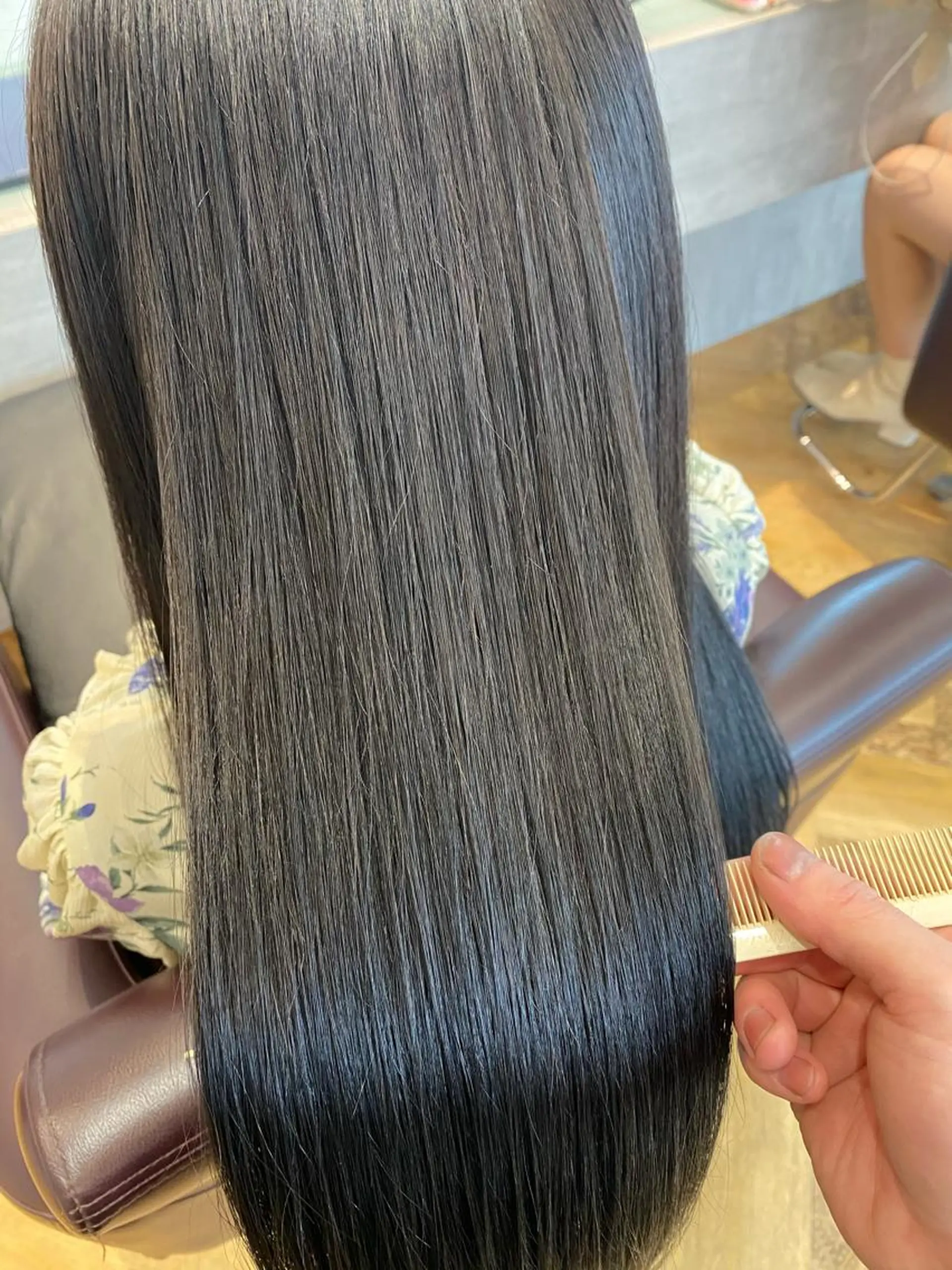 ロング カラー アクアカラー アッシュ ブルーカラー 透明感カラー 髪質改善 カット ヘアカラー トリートメント 🫧髪質改善×艶髪 🫧根本泰成🫧のヘアスタイル