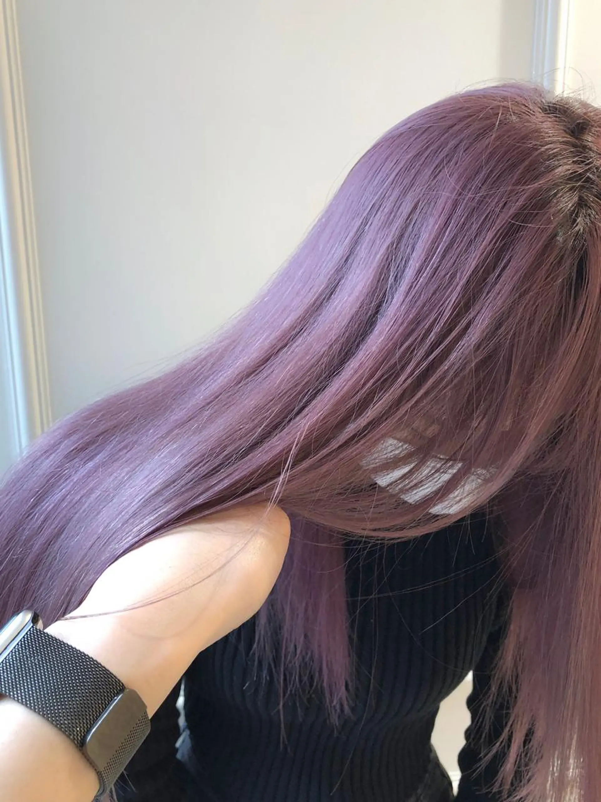 セミロング カラー ブリーチ ヘアカラー レイヤー⭐️カラー ⭐️平川雅史のヘアスタイル