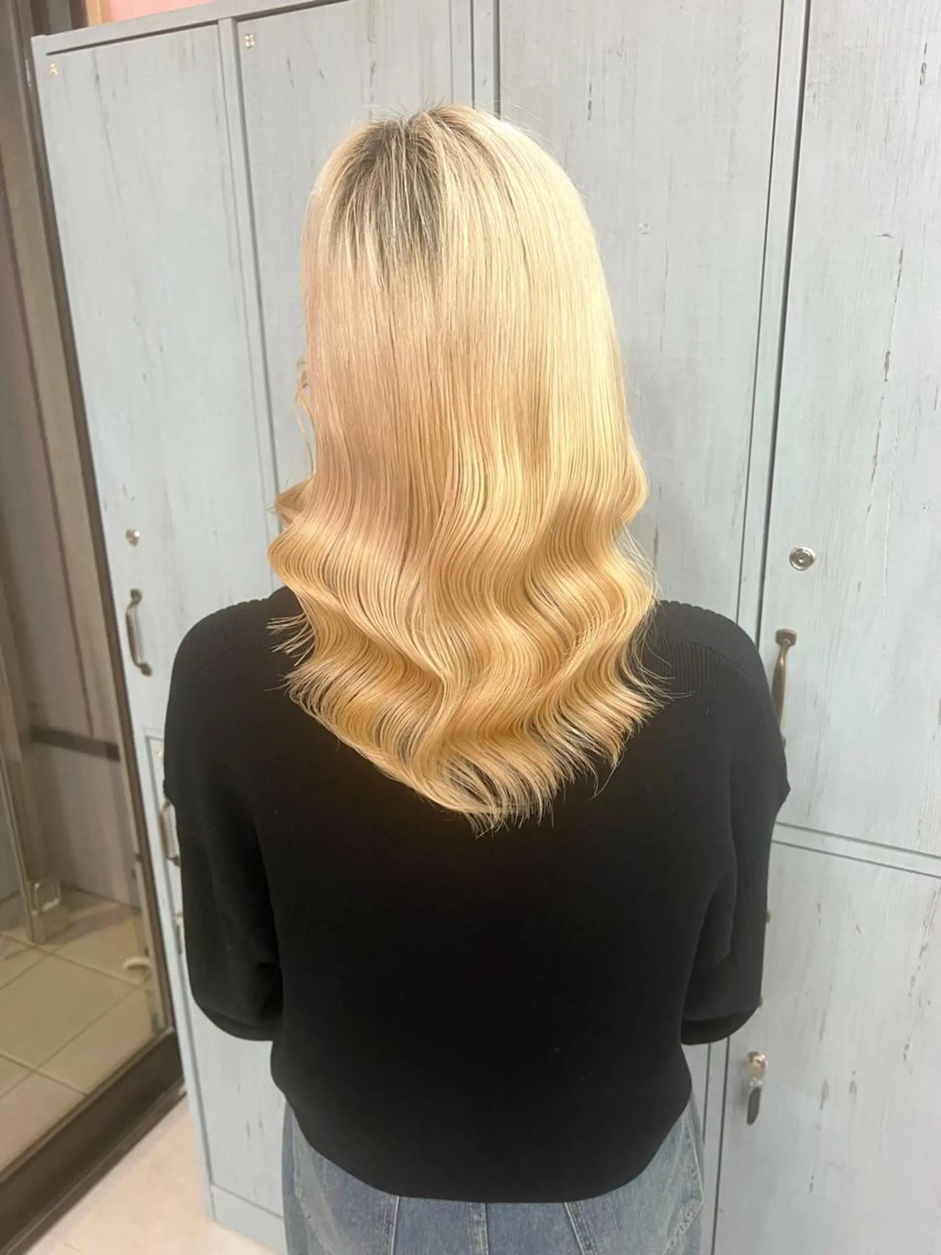 セミロング アッシュ アッシュグレー アッシュグレージュ ミストバング ピンクブラウン ヘアカラー トリートメント ハイトーン髪質改善 🎀🐰堀川智史🎀のヘアスタイル