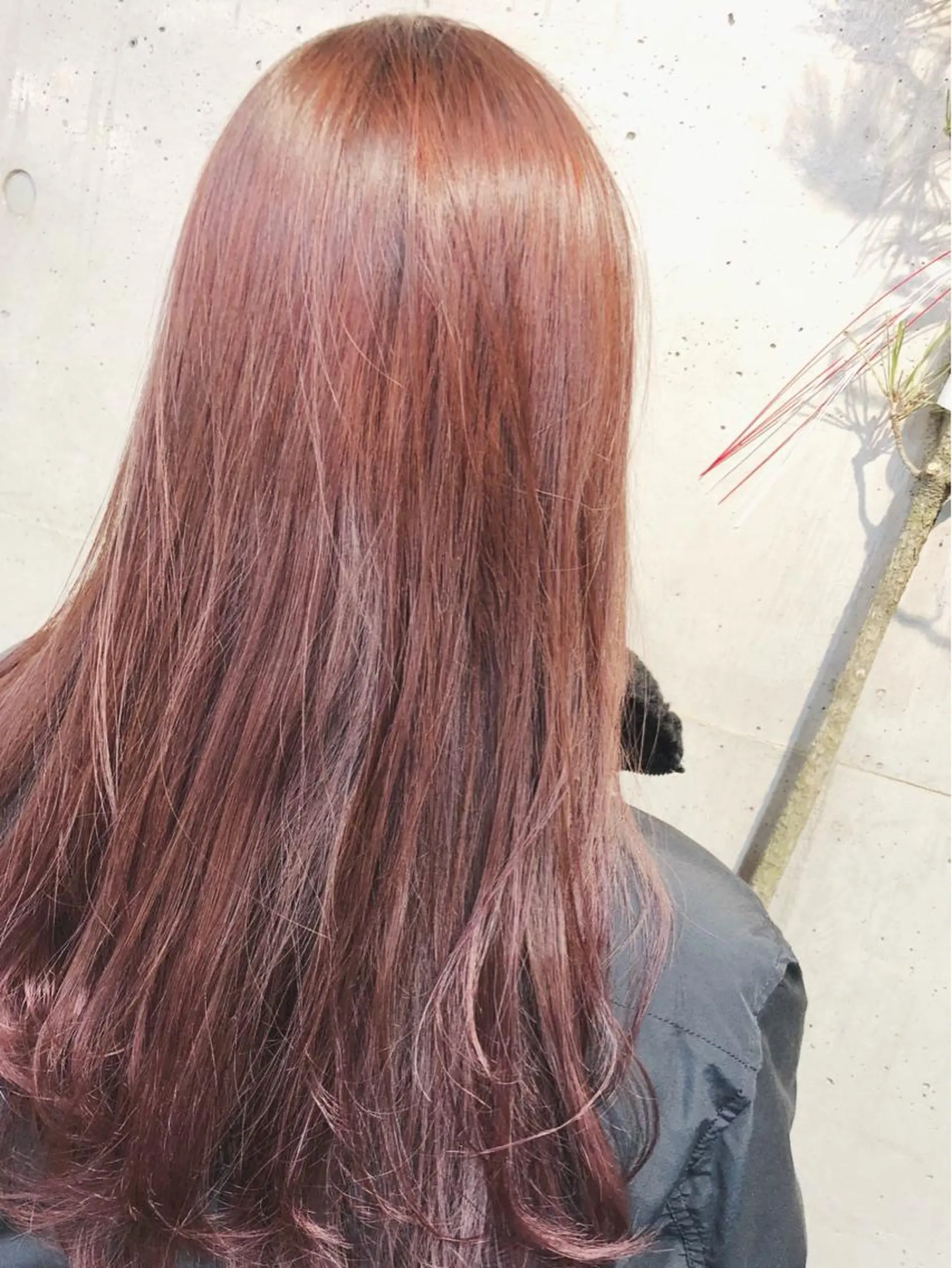 ロング カラー ブリーチ ブリーチなしカラー レッドカラー カット ヘアカラー トリートメント ヘアセット センスをお届けします 大谷将生INFPのヘアスタイル