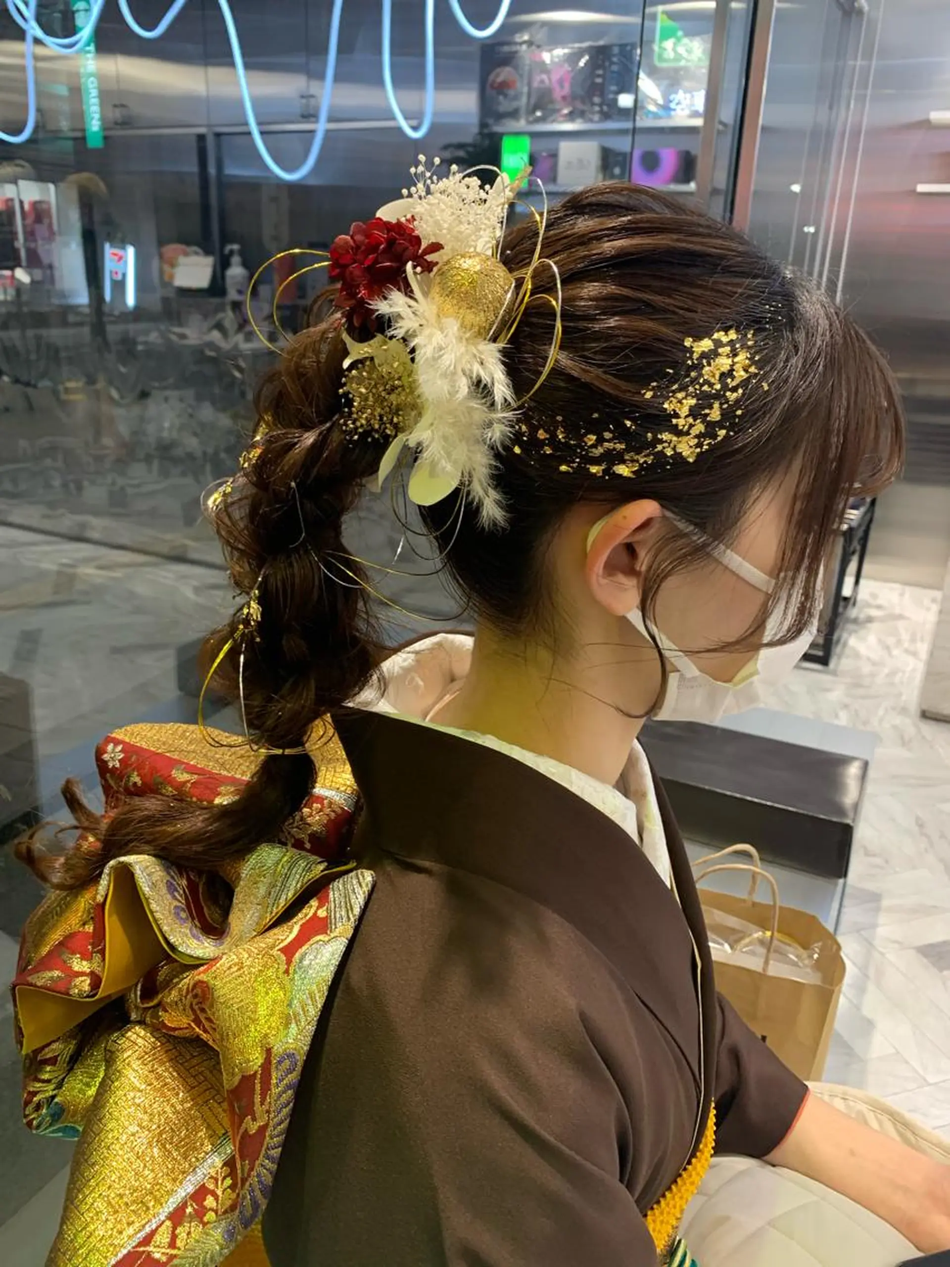 ロング ヘアアレンジ 平野 優奈のヘアスタイル