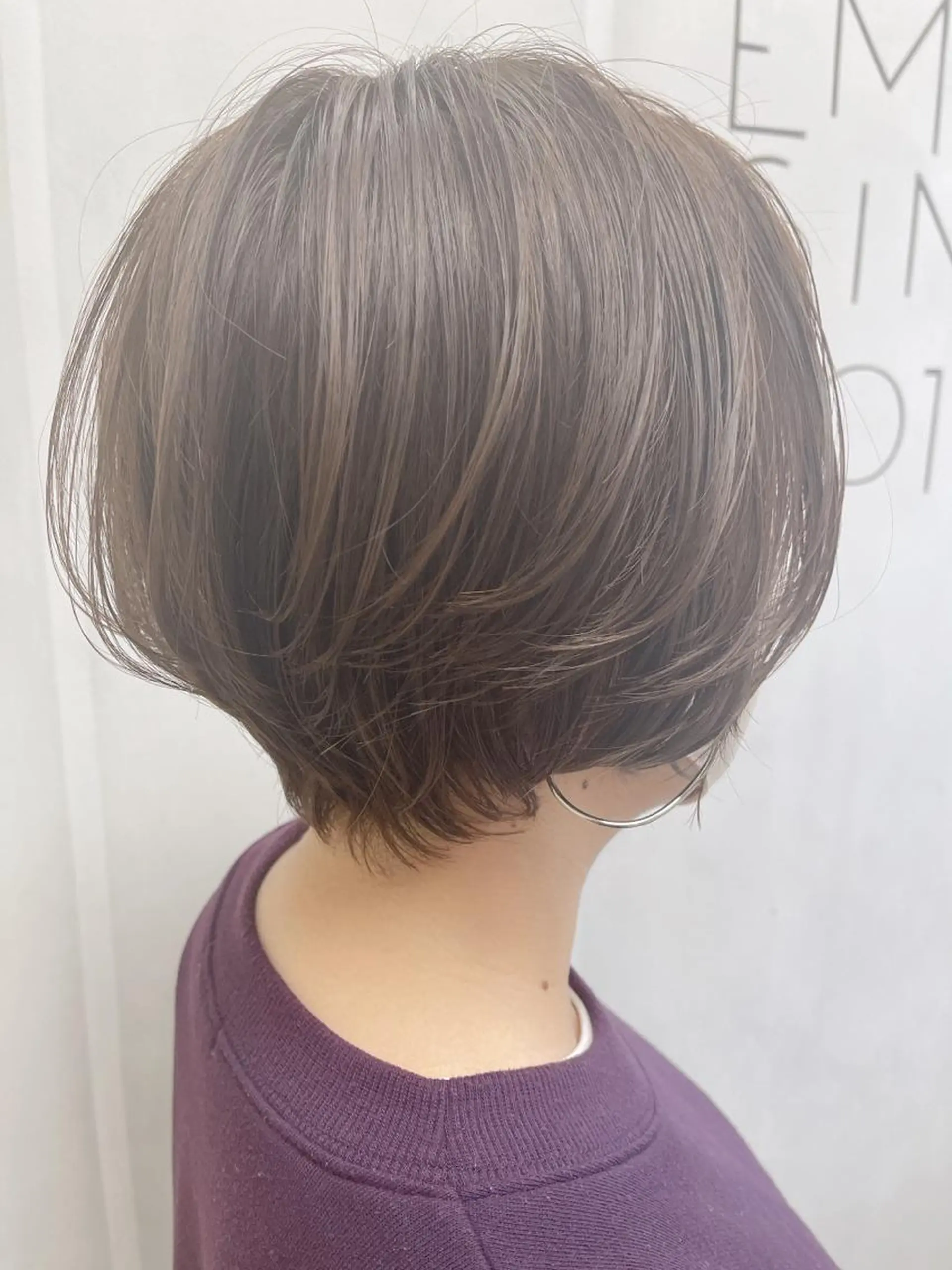 ショート カラー OAK溝の口 𖠋SHINYAのヘアスタイル