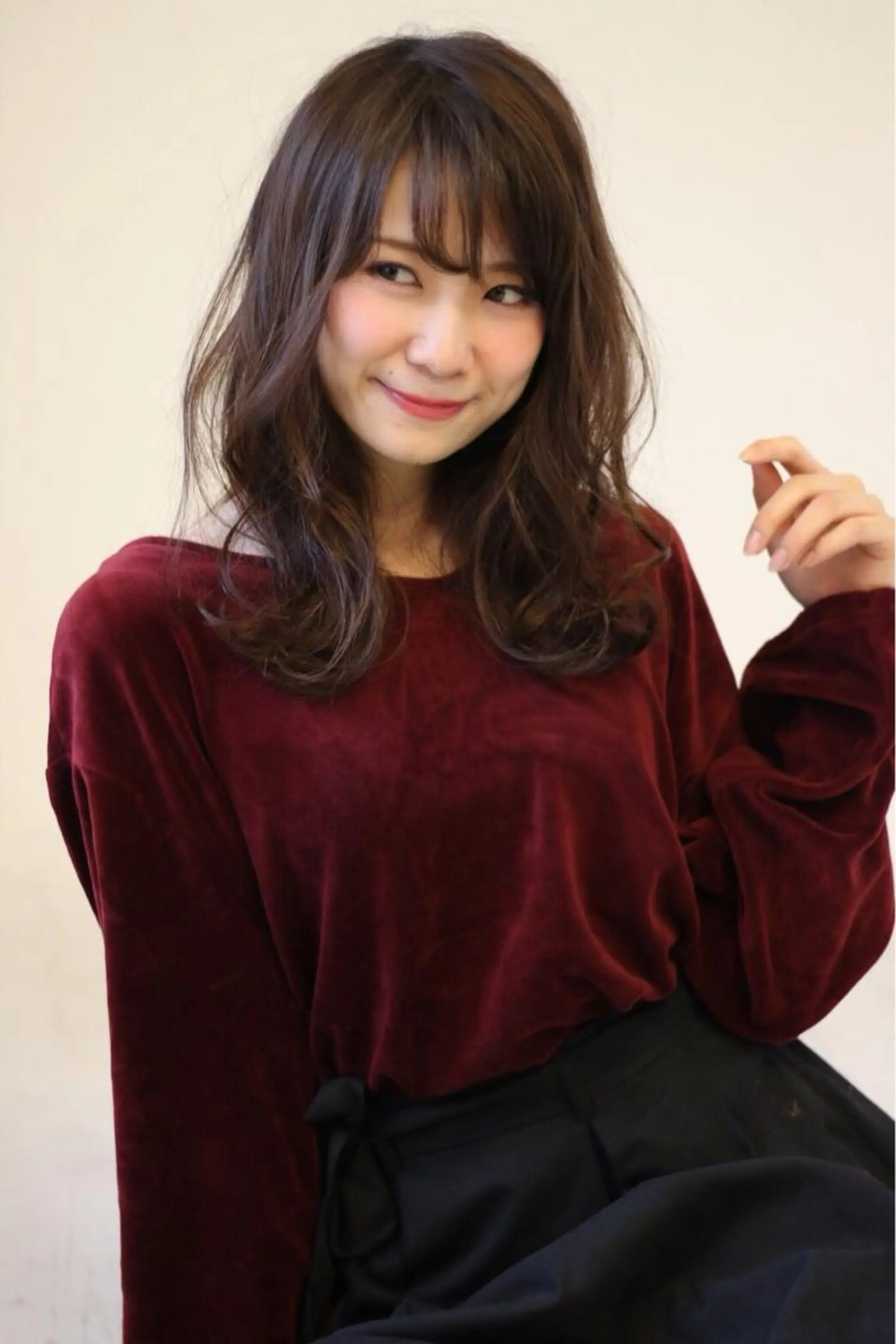 セミロング エクステ 米倉 群のヘアスタイル