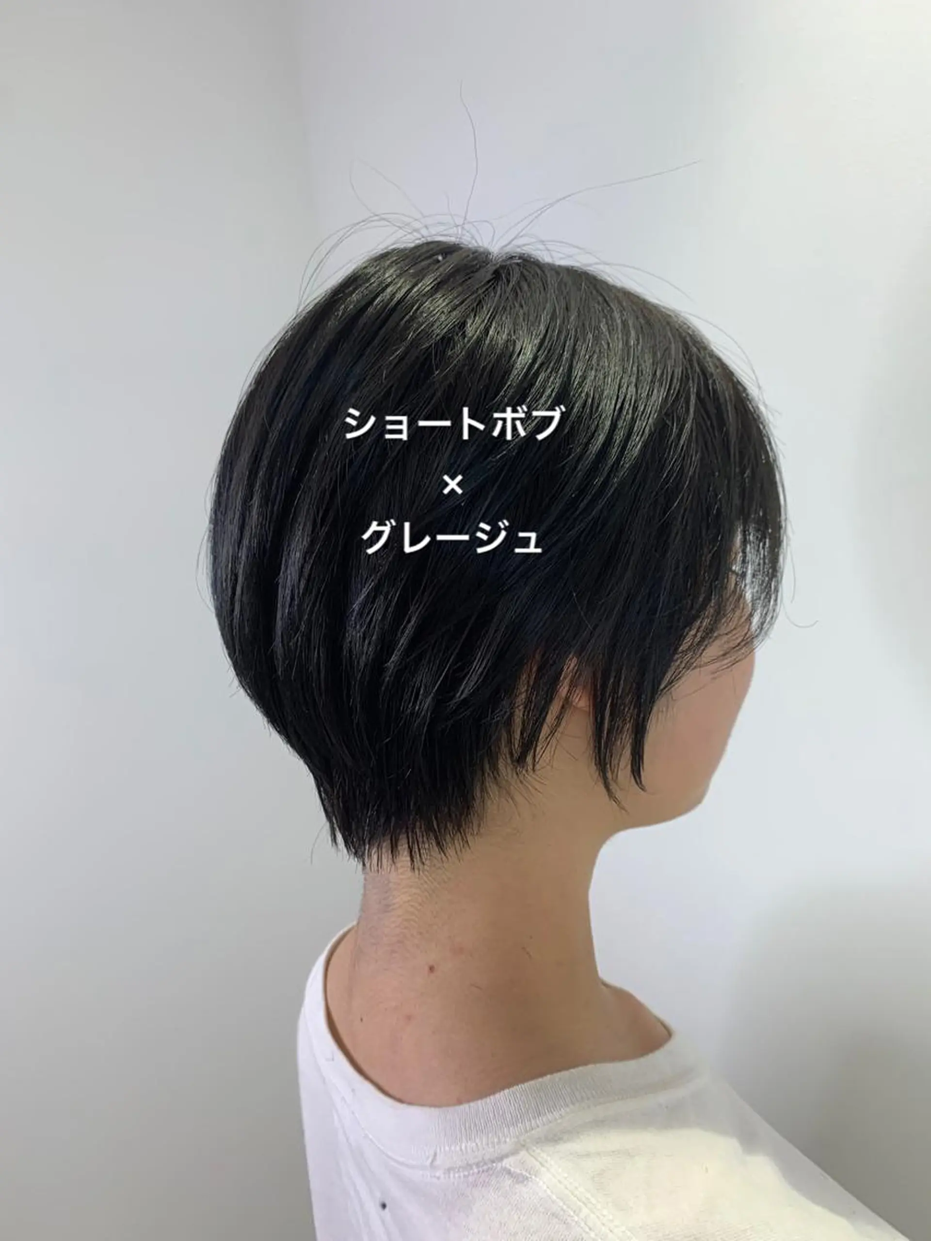 ショート カラー ショートボブ グレージュ ボブ ショートヘア SALOWIN神戸三宮店所属・【美髪を叶える】中谷 彰宏（アキ)のヘアスタイル