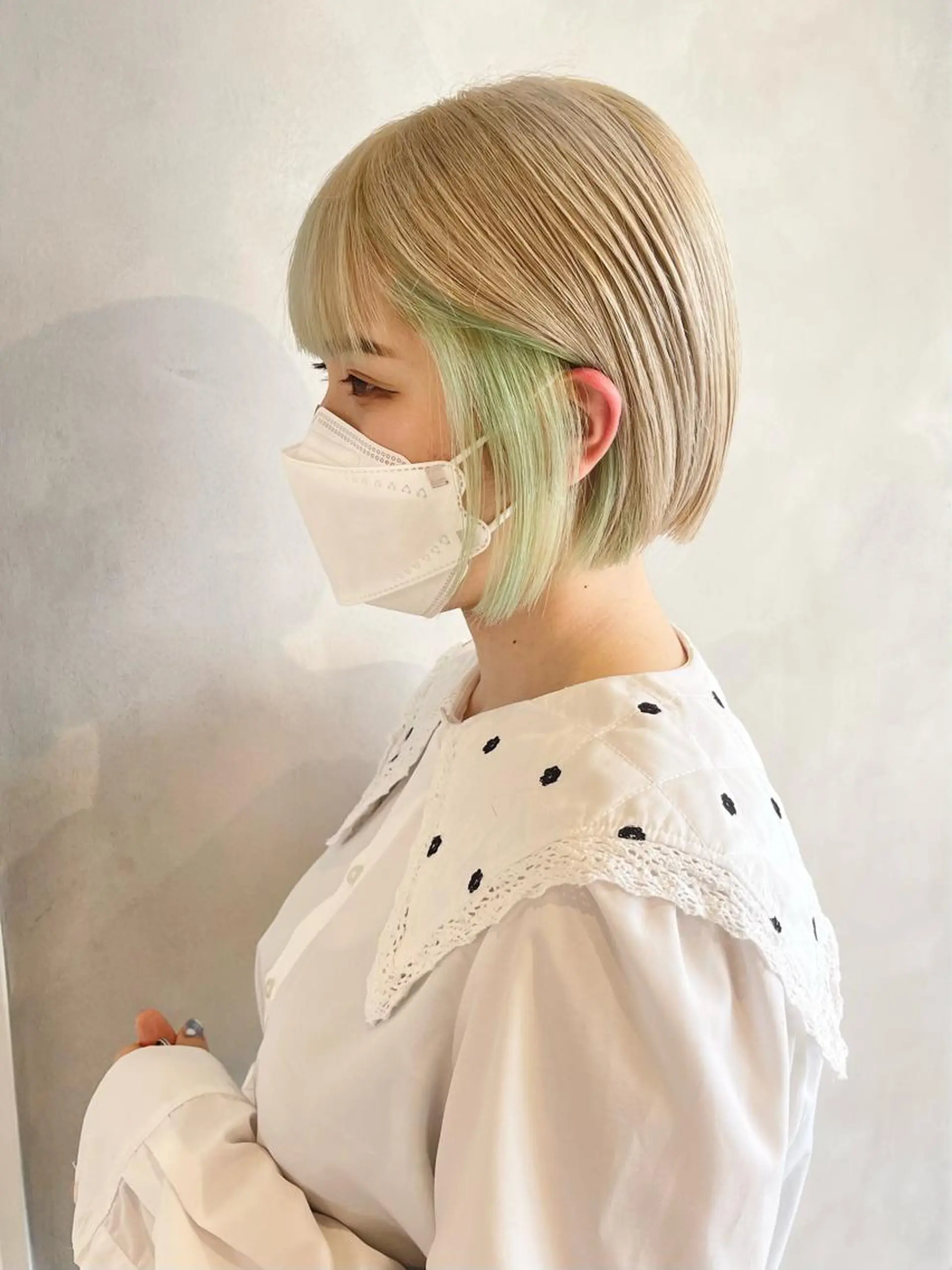 ミディアム カラー ハイトーンカラー ヘアカラー トリートメント 🦋レイヤーカット ミドリカワ🦋のヘアスタイル