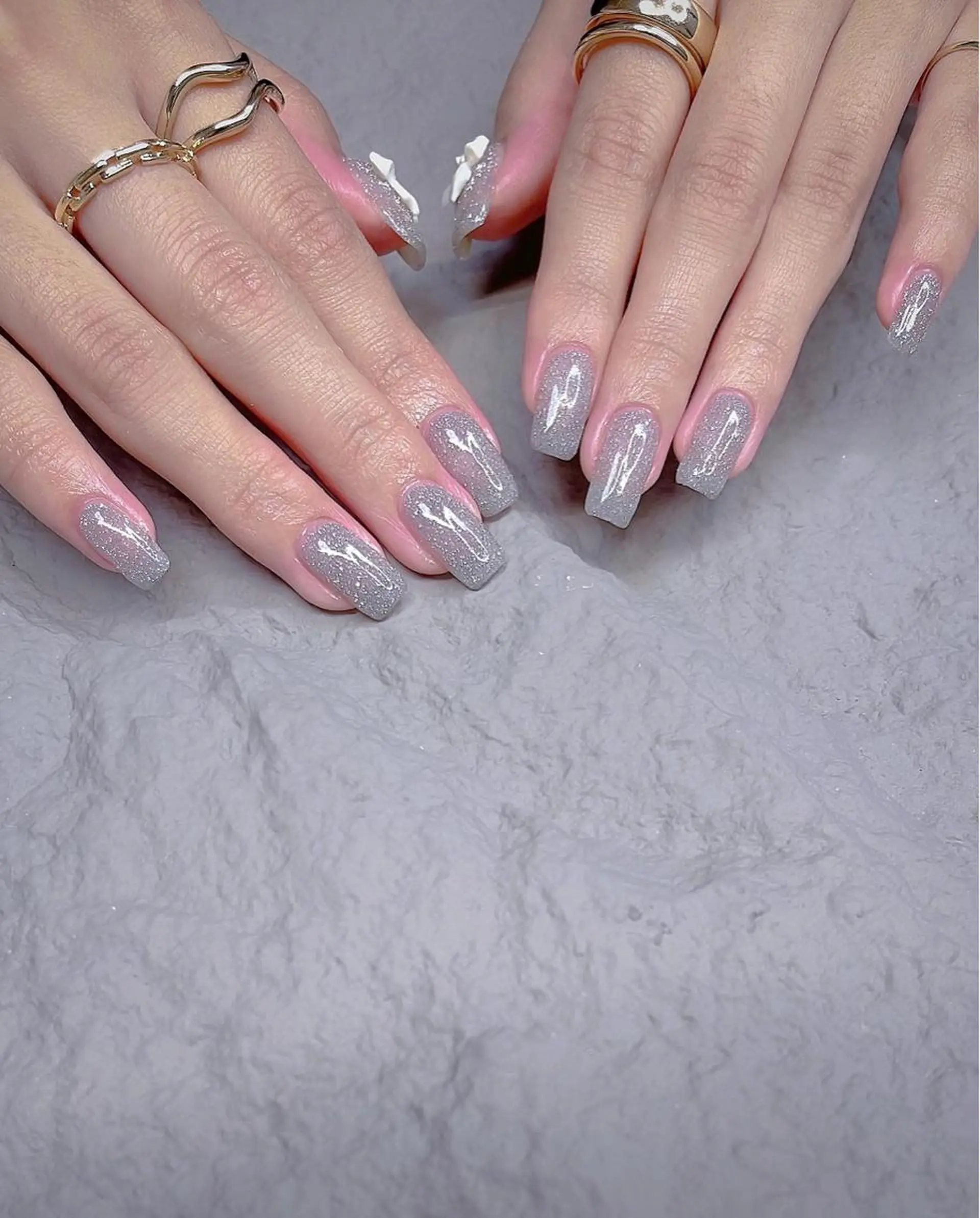 ミディアム 韓国風ヘア めぐみのネイルサロン 惠のネイルデザイン