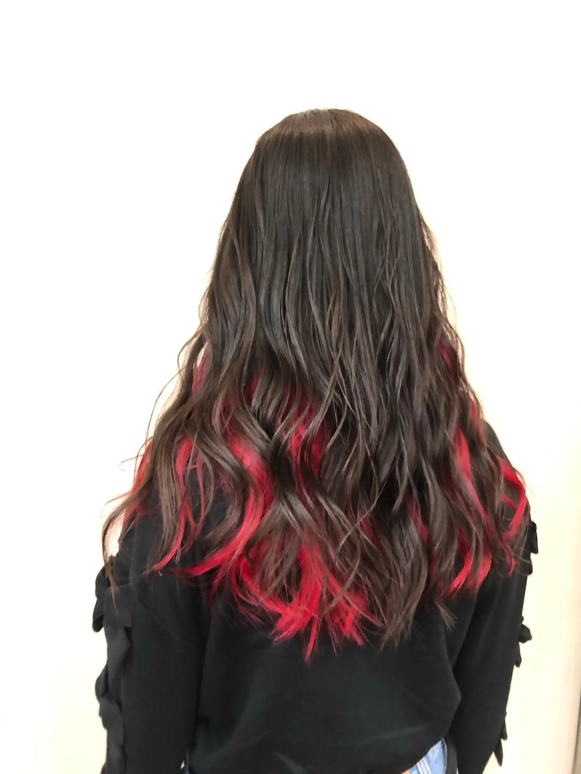 セミロング ヘアカラー ゆぴ☾‪/推しカラー /ハイトーンのヘアスタイル