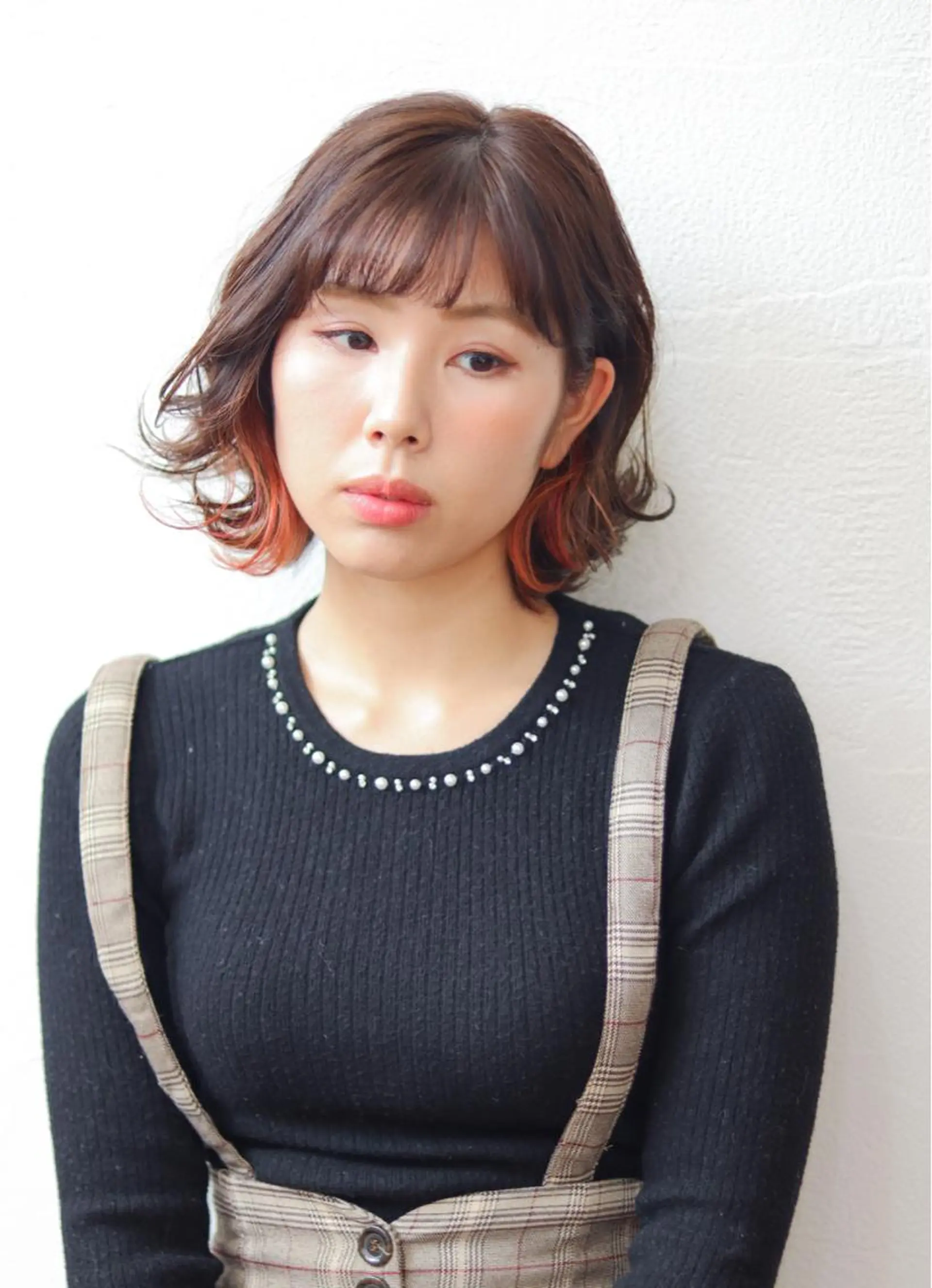 ミディアム カラー UNIVERSE.所属・山内 悠のヘアスタイル