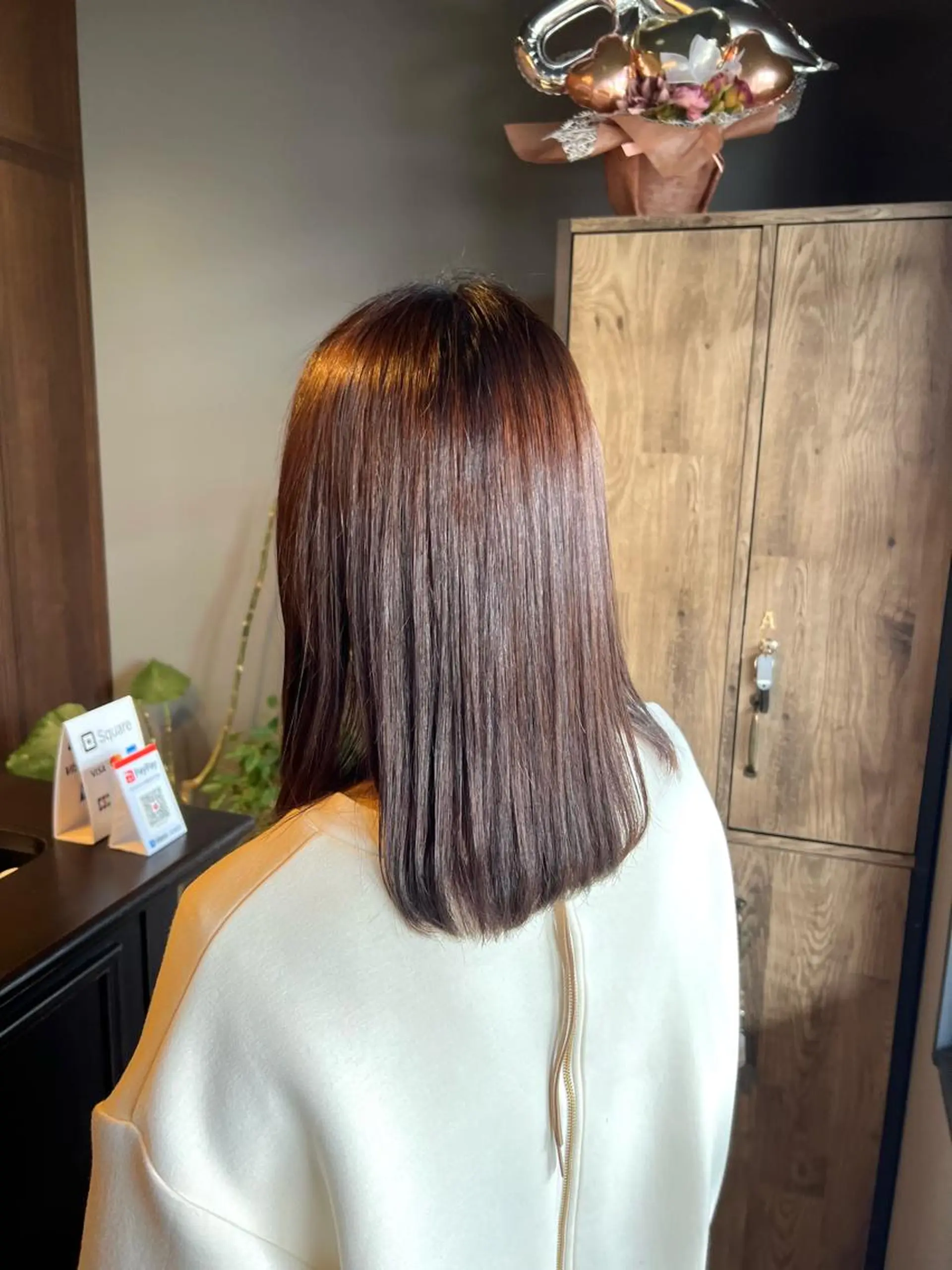 セミロング カット 縮毛矯正 トリートメント BOLEN【ボルン】所属・武田 颯馬のヘアスタイル