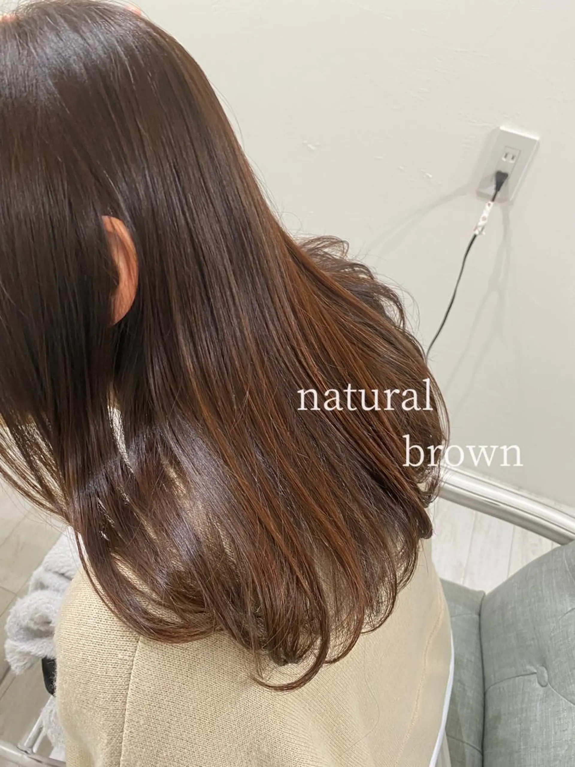 ロング カラー flen所属・𖤣𖥧𖥣𖥧田中 姫乃𖤣𖥧𖥣𖡡のヘアスタイル