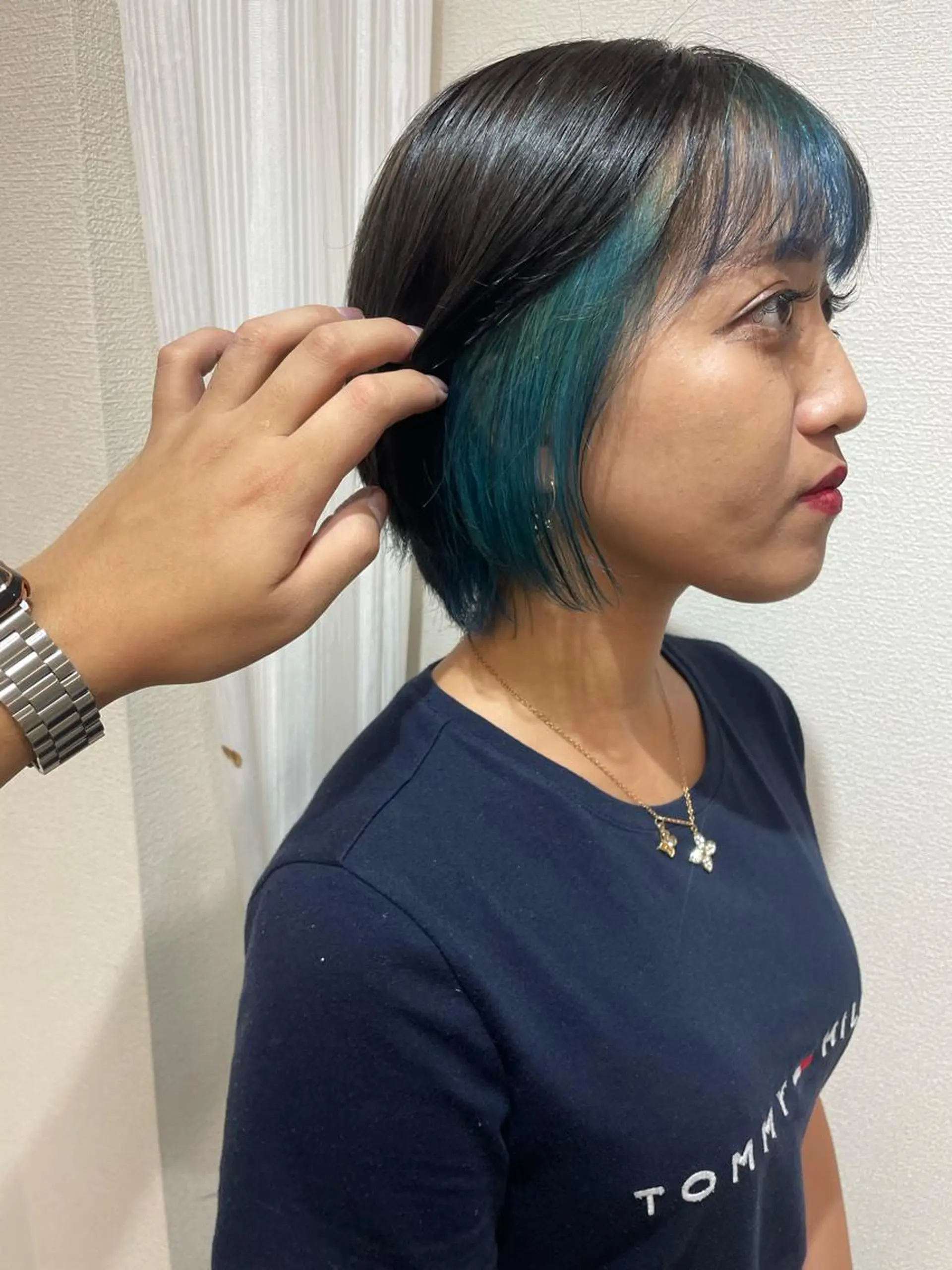 ショート カラー ケアブリーチ /髪質 改善/古橋圭史郎のヘアスタイル