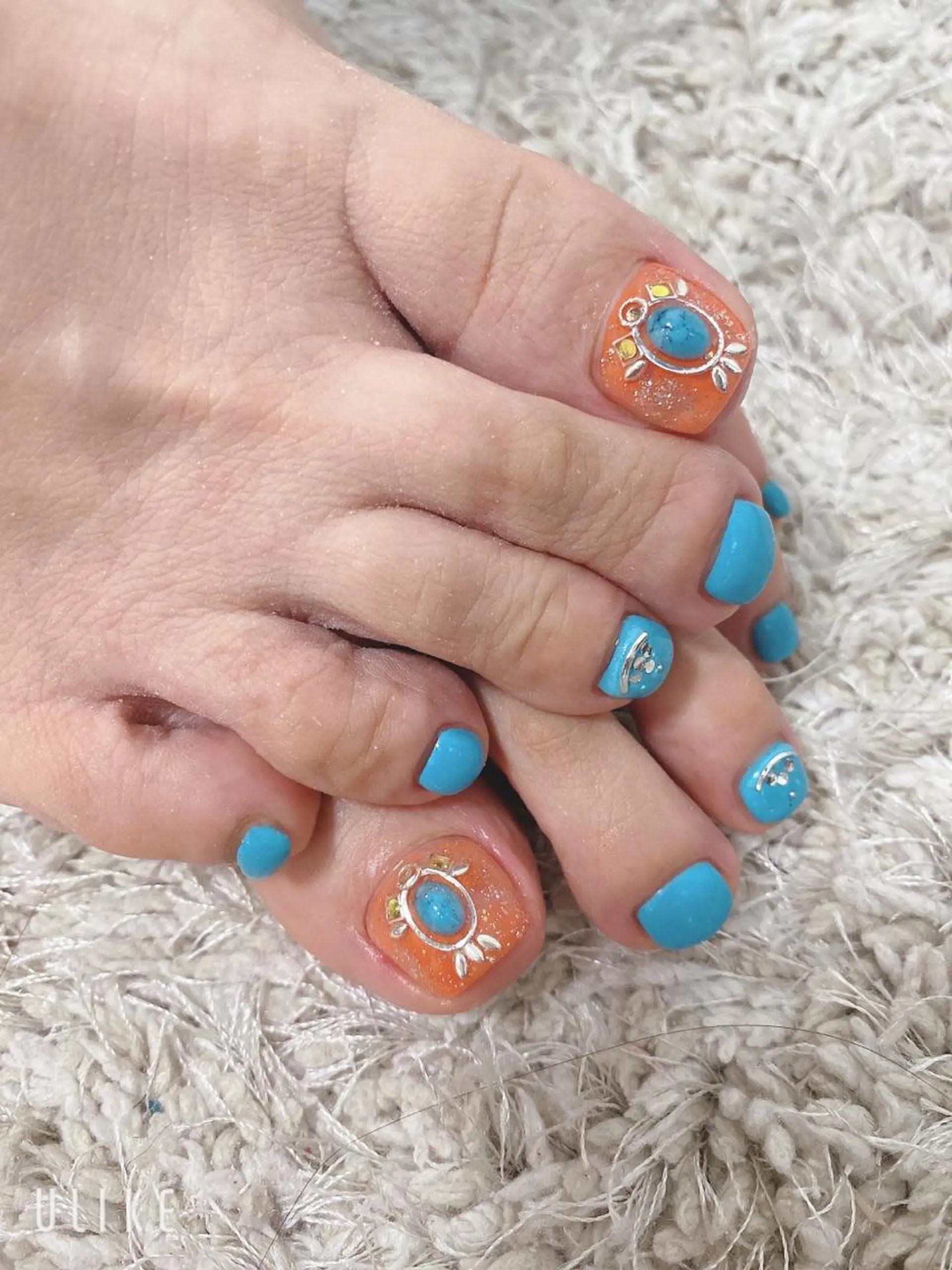 ネイル フットネイル 森山 舞のネイルデザイン