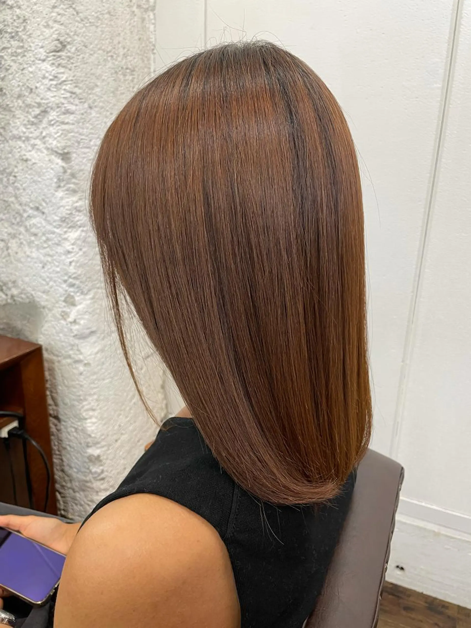 セミロング トリートメント 酸熱トリートメント ツヤ美髪💐 髪質改善/高山愛来のヘアスタイル