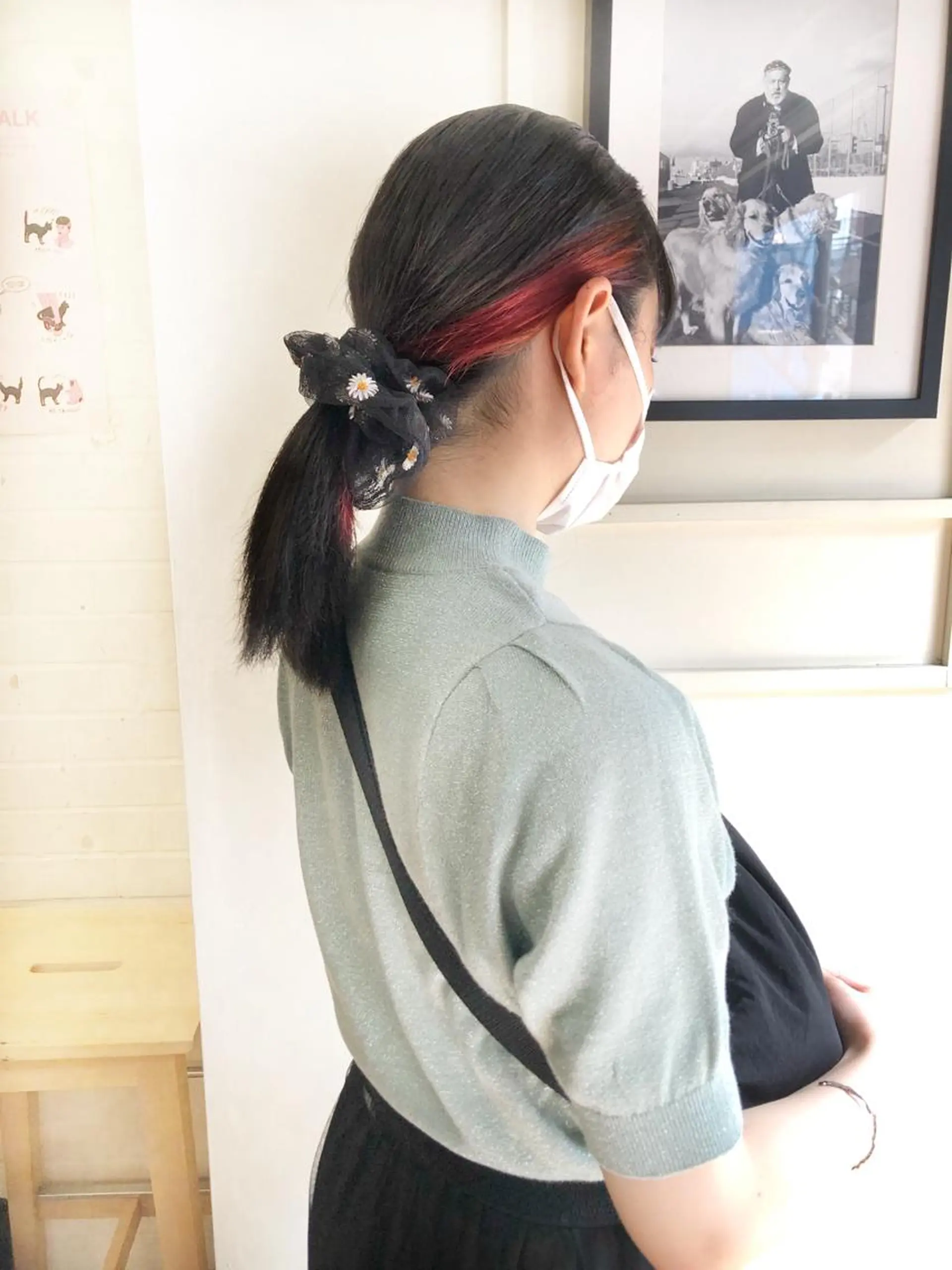 ミディアム カラー カット ヘアカラー トリートメント 🌿ダブルカラー/ 明大前/中村渓太のヘアスタイル