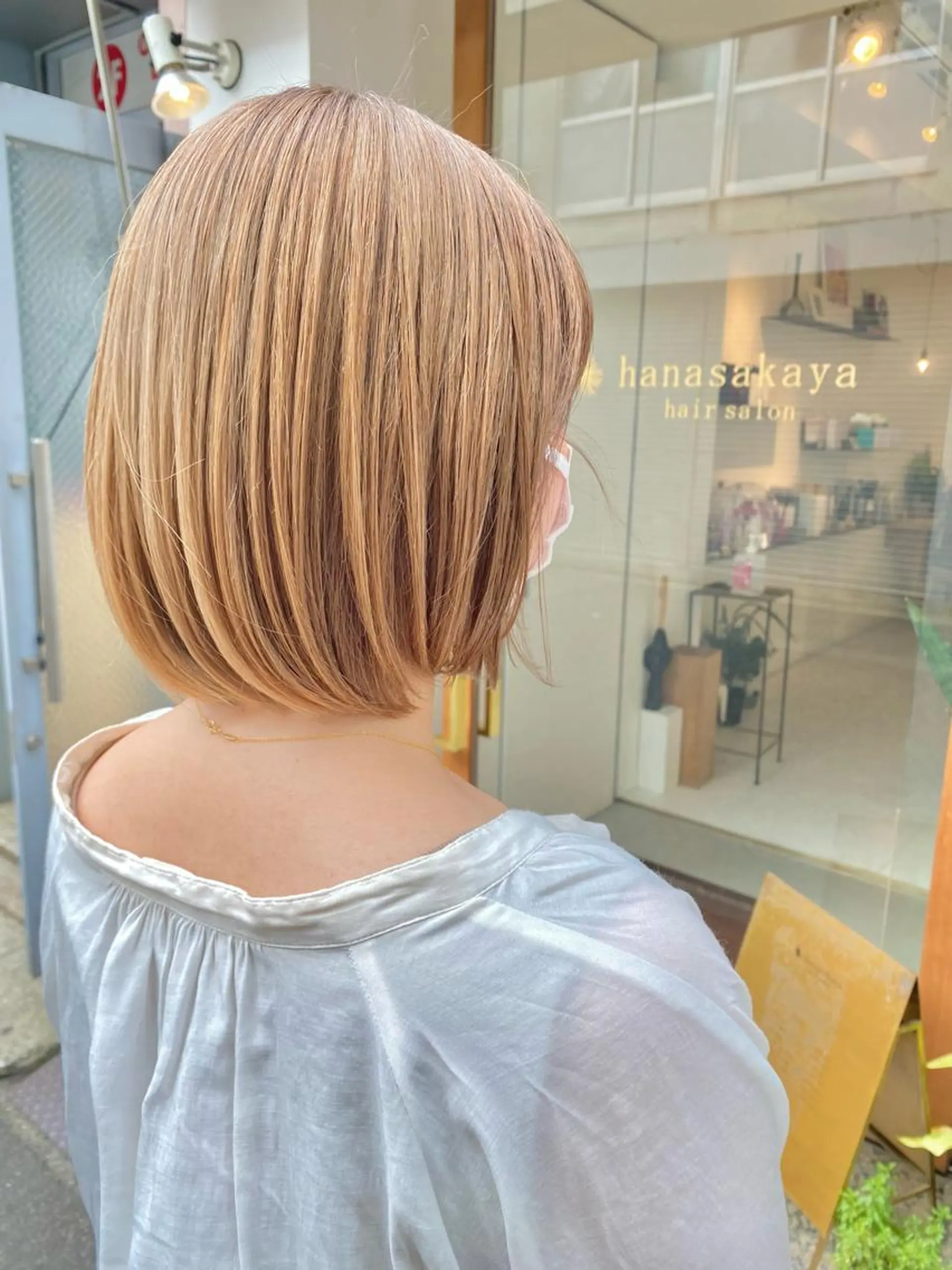 ショート カラー 安永 涼のヘアスタイル