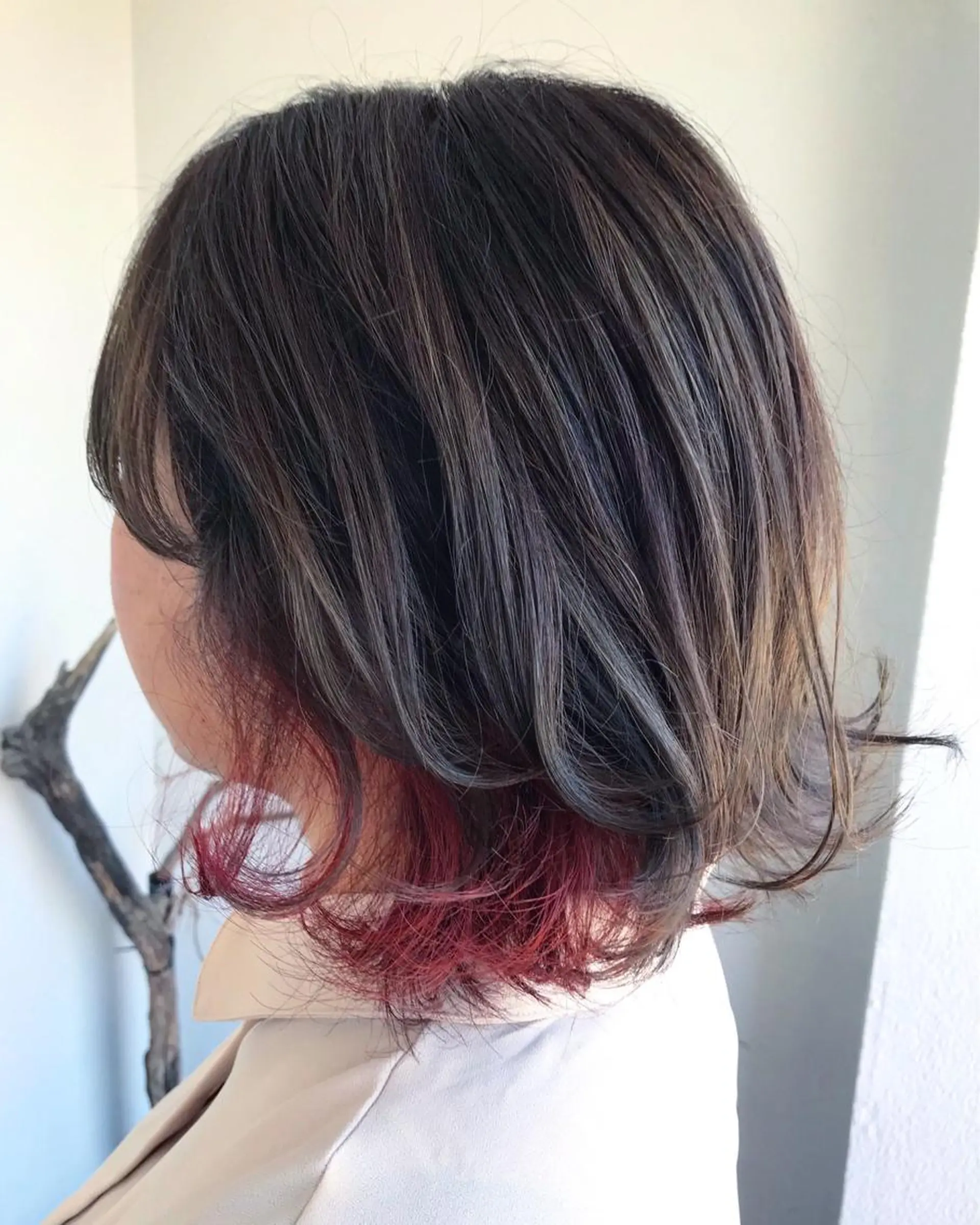 ミディアム 大嶋 宏隆のヘアスタイル