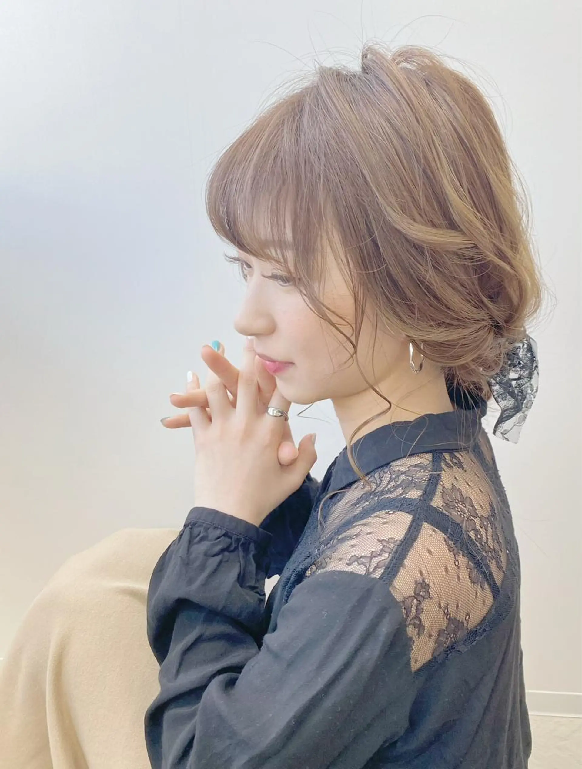 セミロング ヘアアレンジ GRANLUSSO 〜グランルッソ駅前店所属・木口 嘉美のヘアスタイル