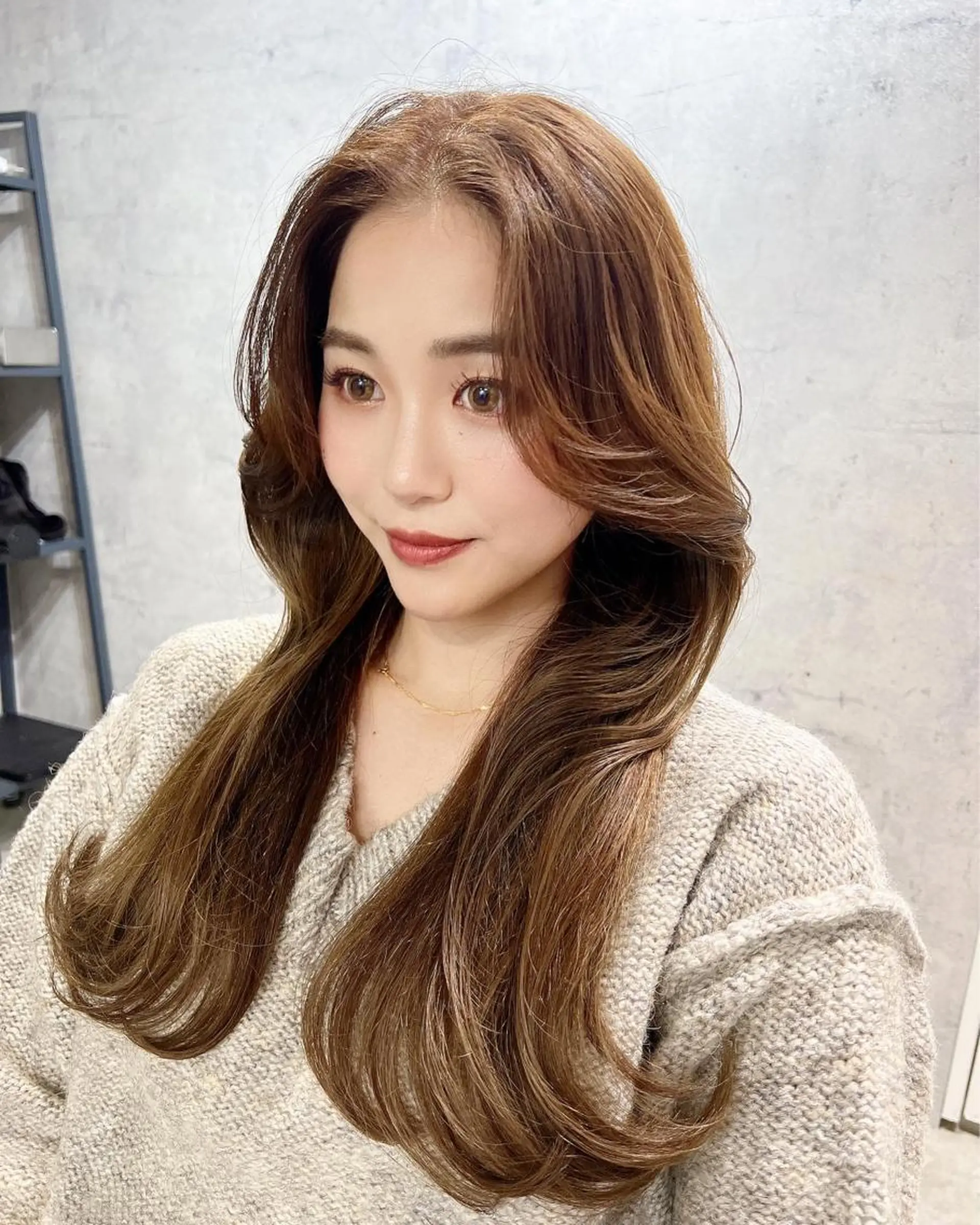 ロング カラー 韓国レイヤー/ 顔周り💕田中将吾のヘアスタイル