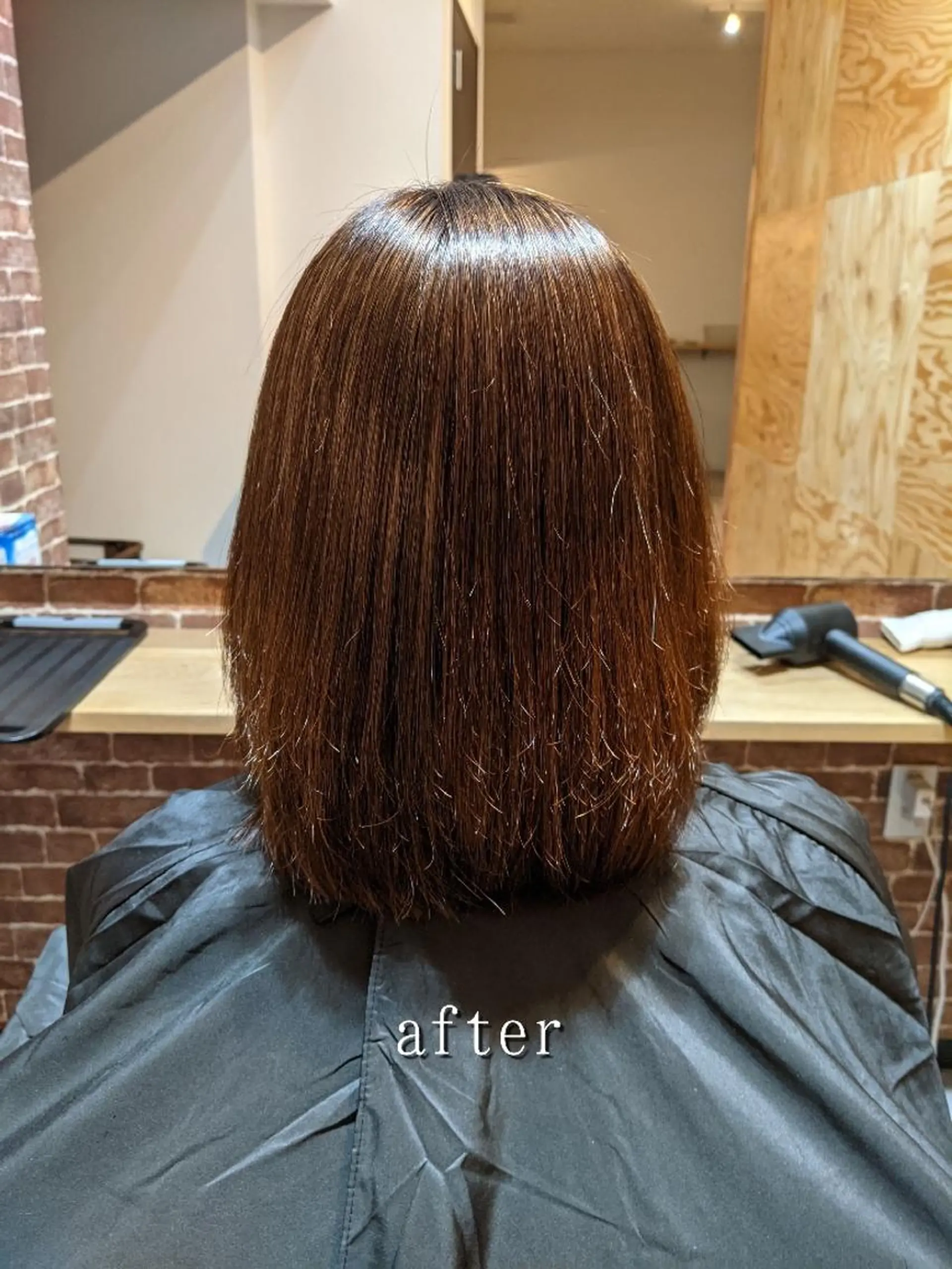 ミディアム トリートメント 酸熱トリートメント カット 縮毛矯正 トリートメント Share salon JAM所属・美髪矯正 キョウスケのヘアスタイル