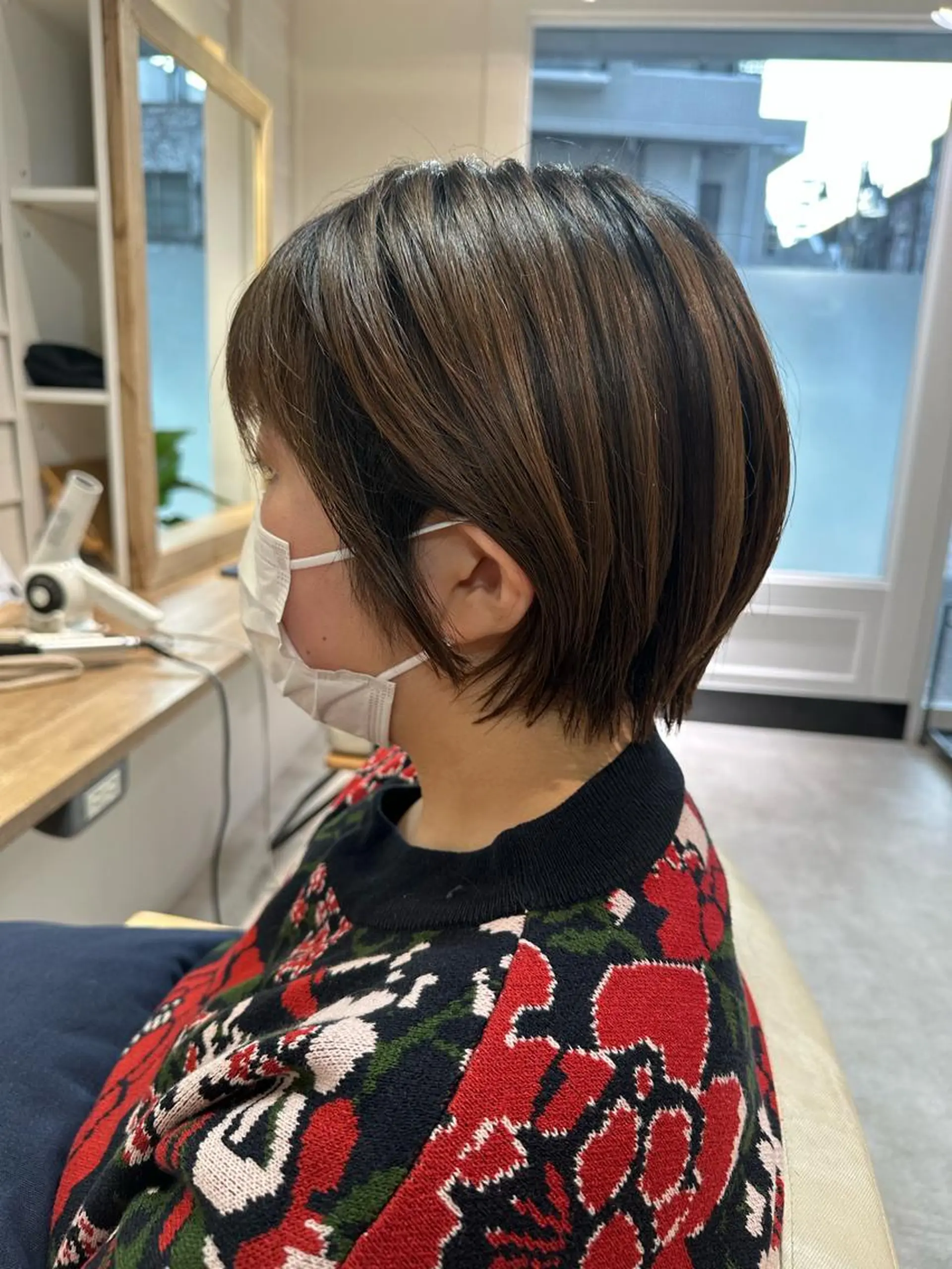 ショート ショートボブ ボブ ショートヘア ウルフカット カット トリートメント ヘッドスパ Annie 吉田 裕美のヘアスタイル