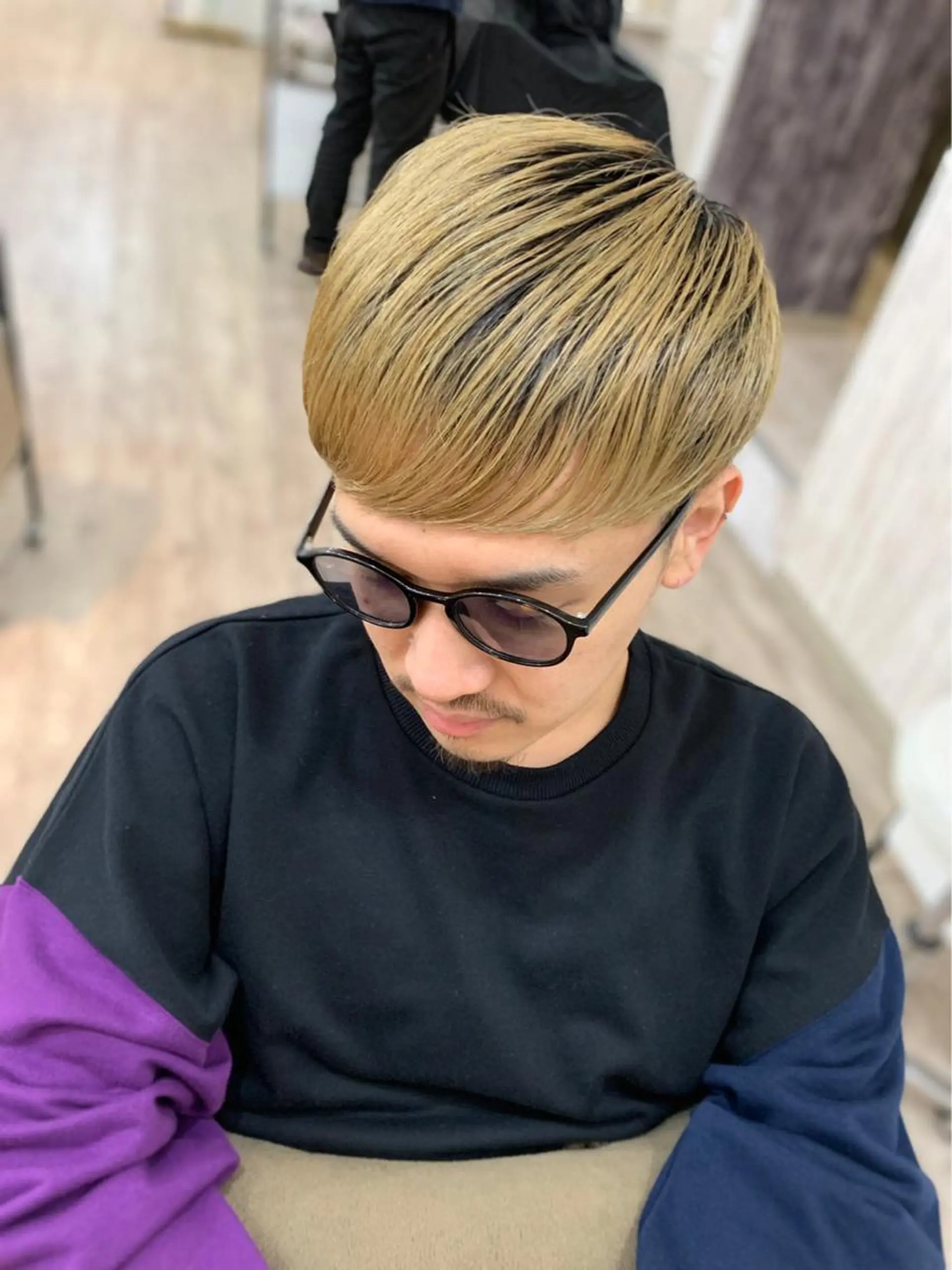 ショート カラー メンズ 🌿nudeカラー/ レイヤー/藤原🌿のヘアスタイル
