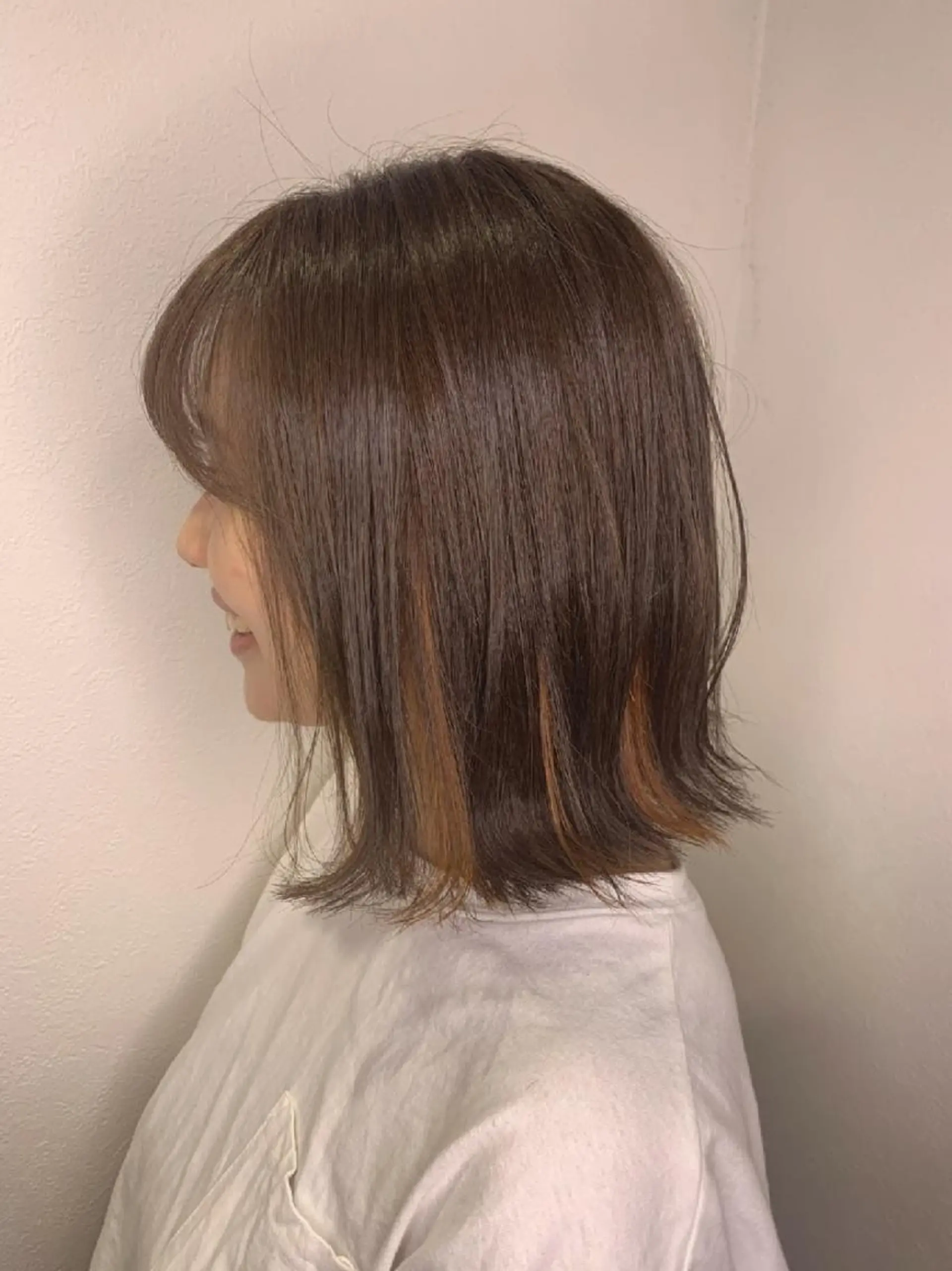 セミロング ヘアアレンジ カラー 髪質改善/縮毛/新宿 🫧SUZUKA🫧のヘアスタイル