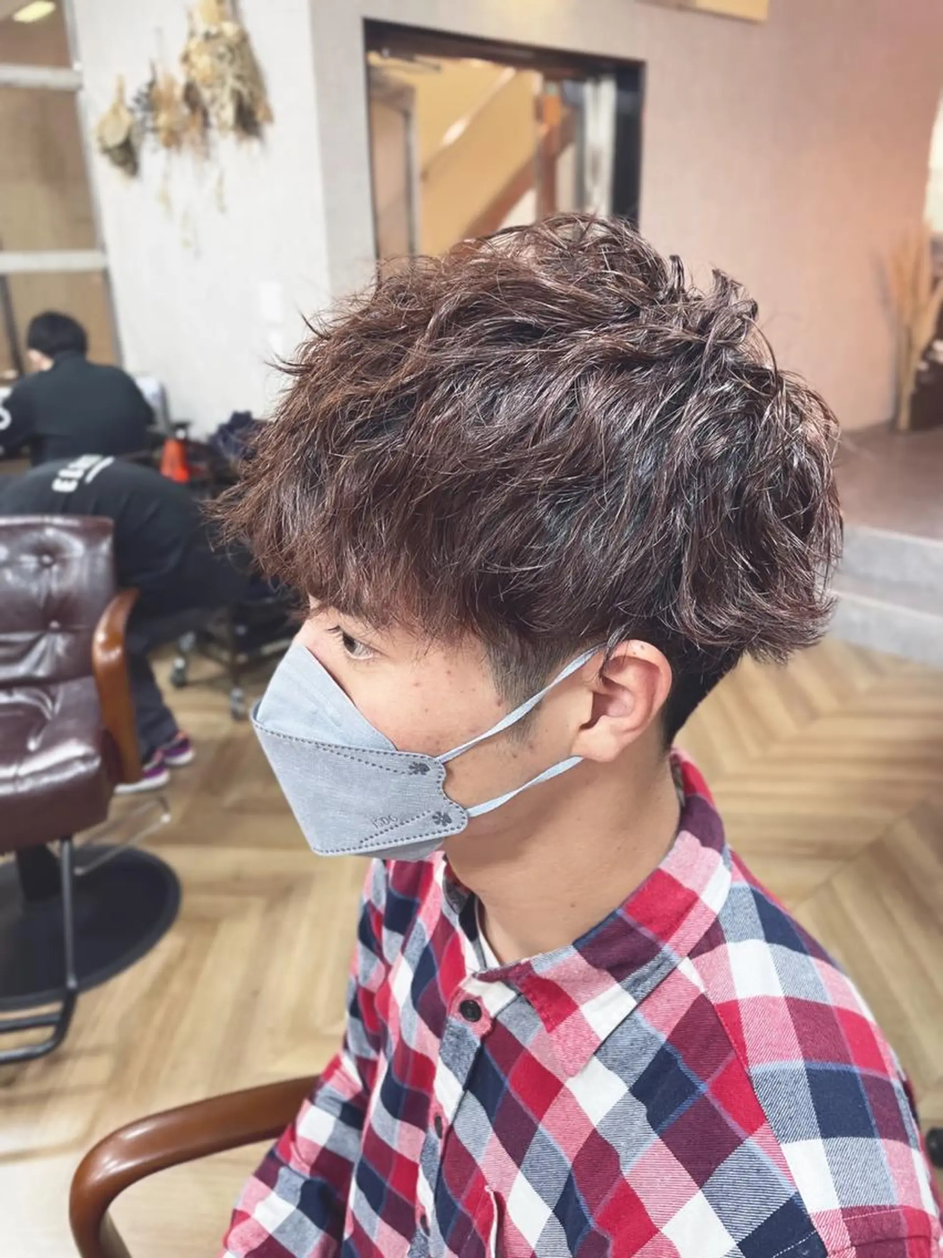 ショート メンズ メンズパーマ カット パーマ トリートメント 菊池 貢平のヘアスタイル