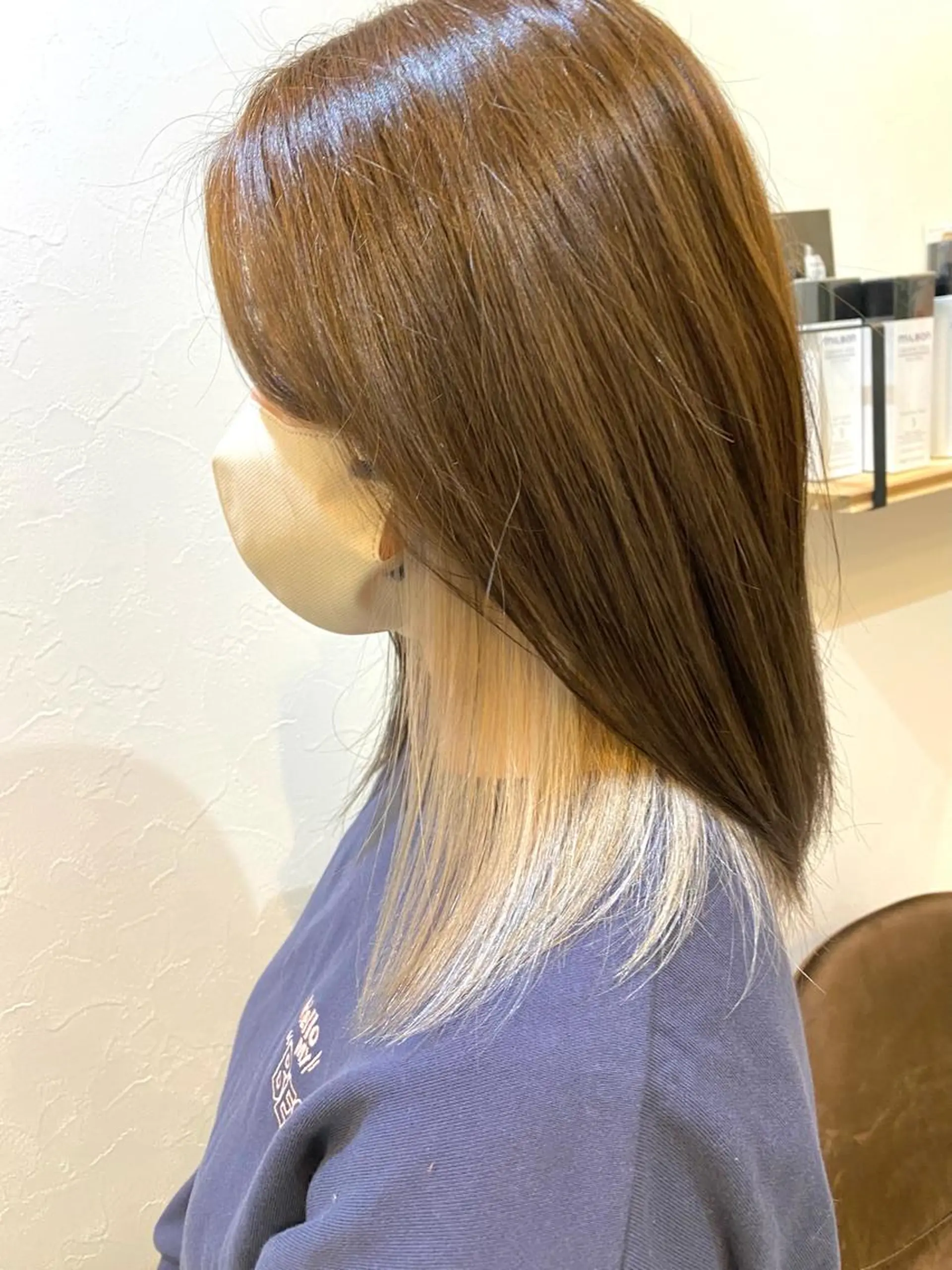 セミロング カラー カット ヘアカラー トリートメント 【enil代表】 杉林和哉のヘアスタイル