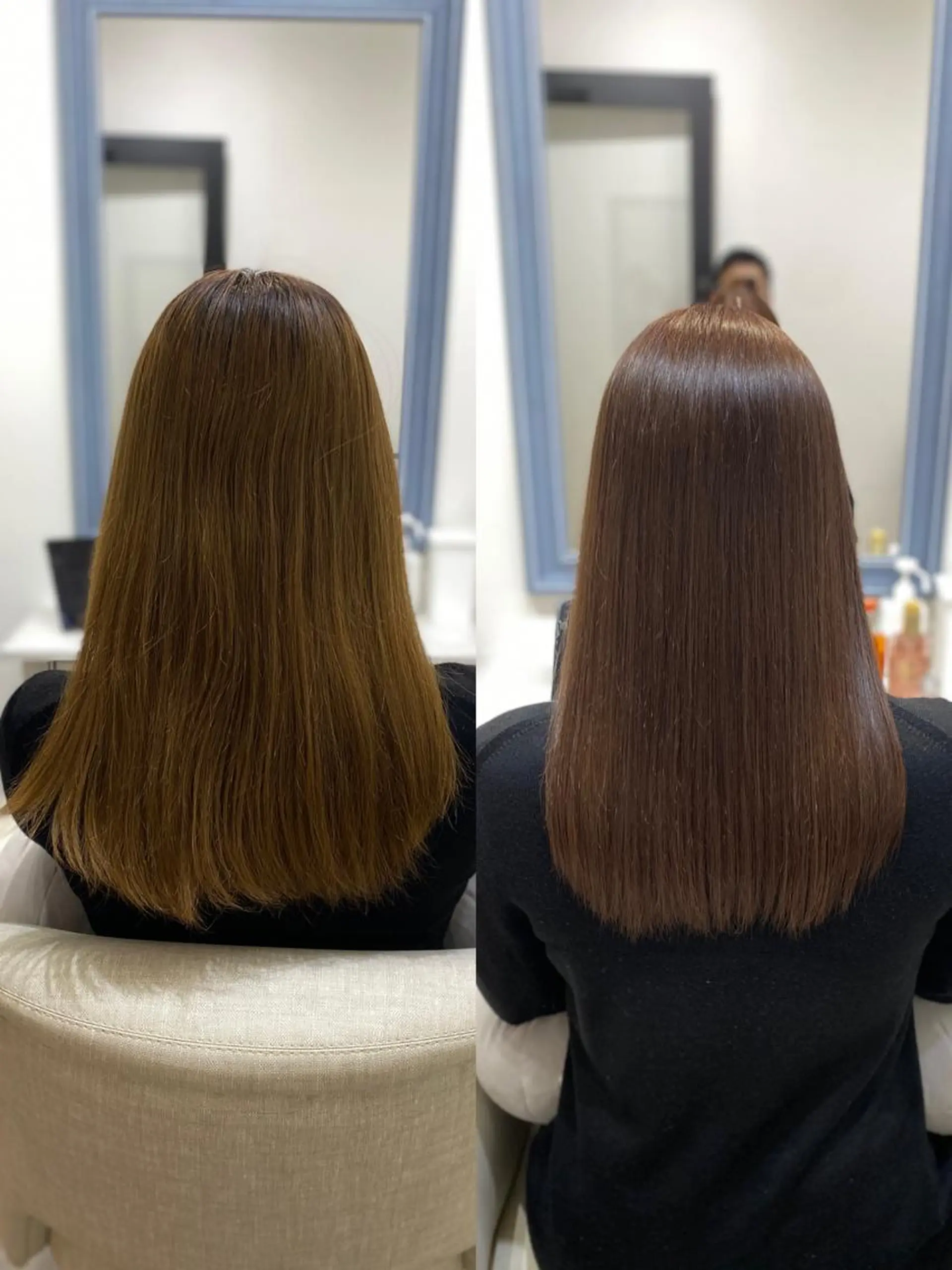 セミロング カラー 髪質改善 ✨髪質改善が大好評✨ 美容室lic近藤✨のヘアスタイル