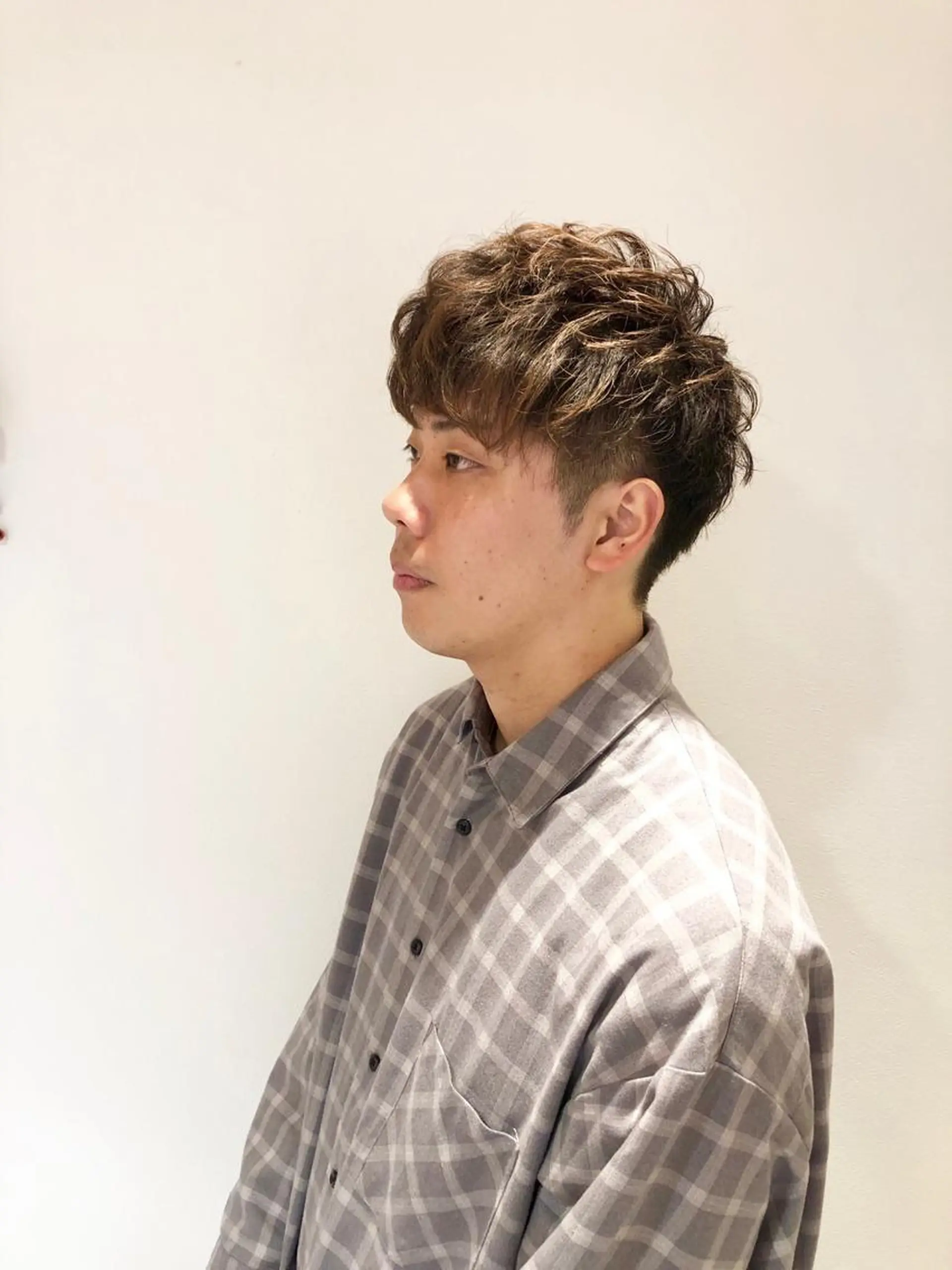 パーマ メンズ すみとも るなのヘアスタイル