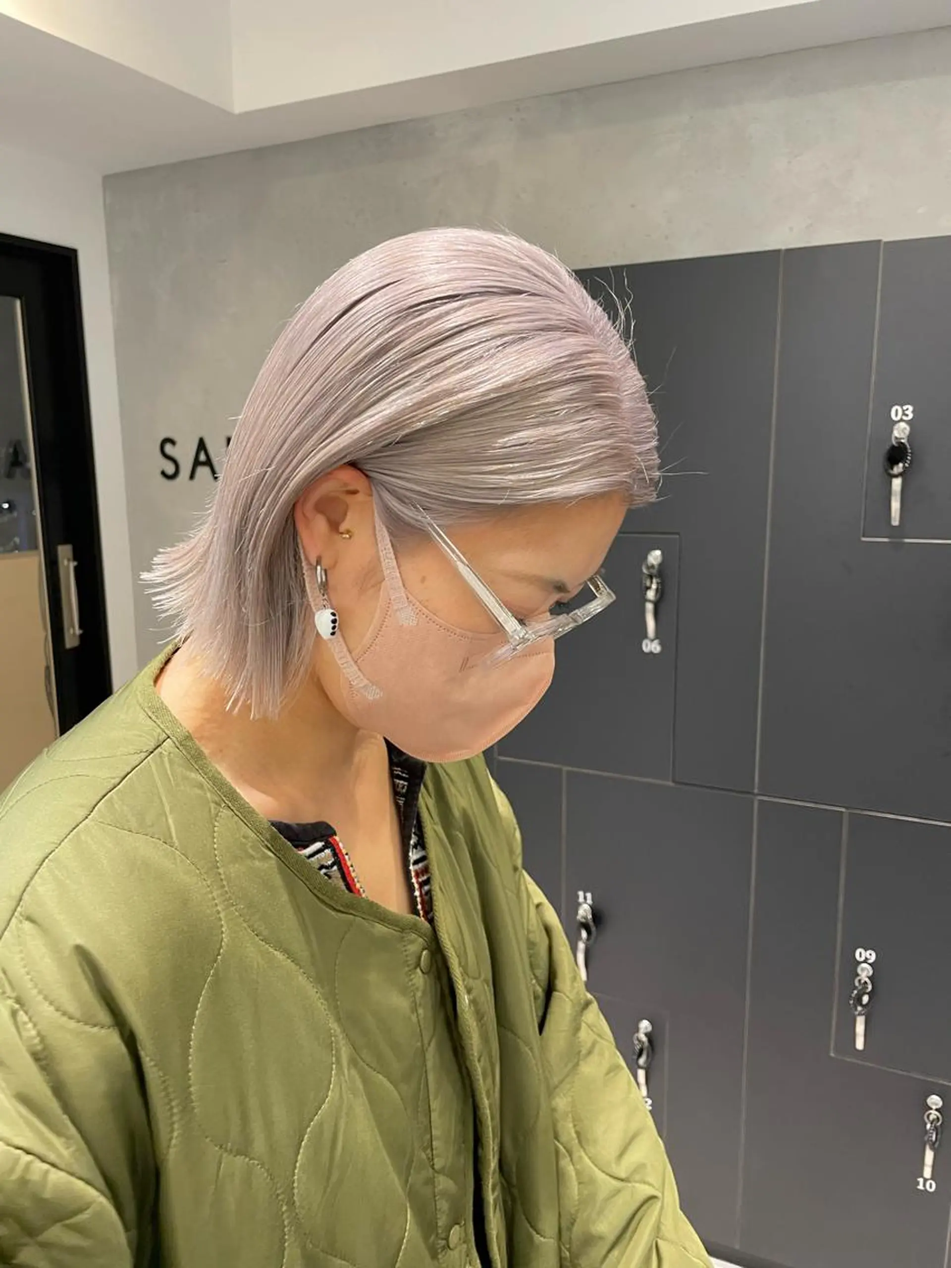 ショート カラー ボブ カット ヘアカラー トリートメント ヘアセット メンズ特化 パーマ/オザワのヘアスタイル