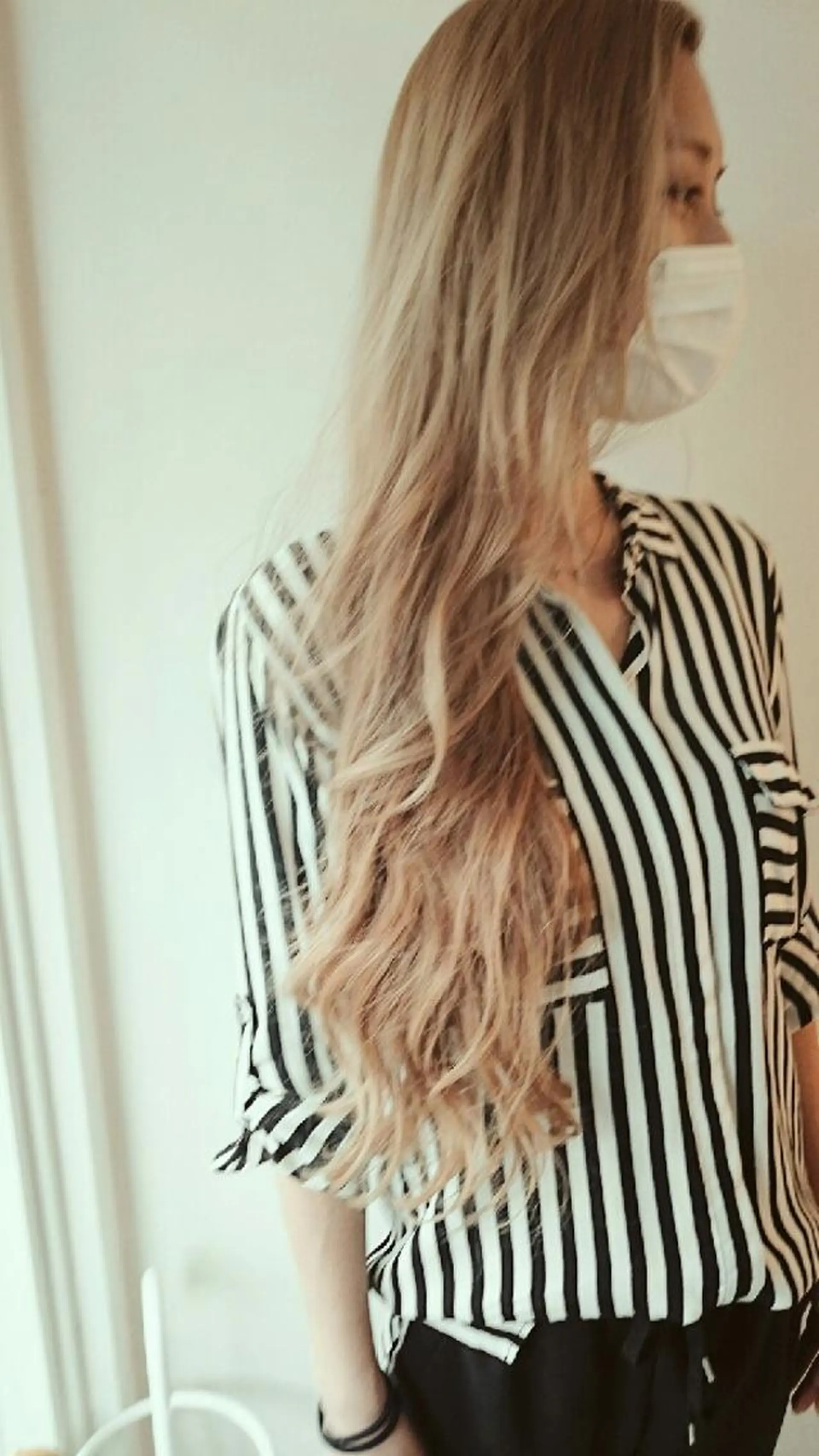 ロング カラー ハイトーンカラー カット ヘアカラー takk design labのヘアスタイル