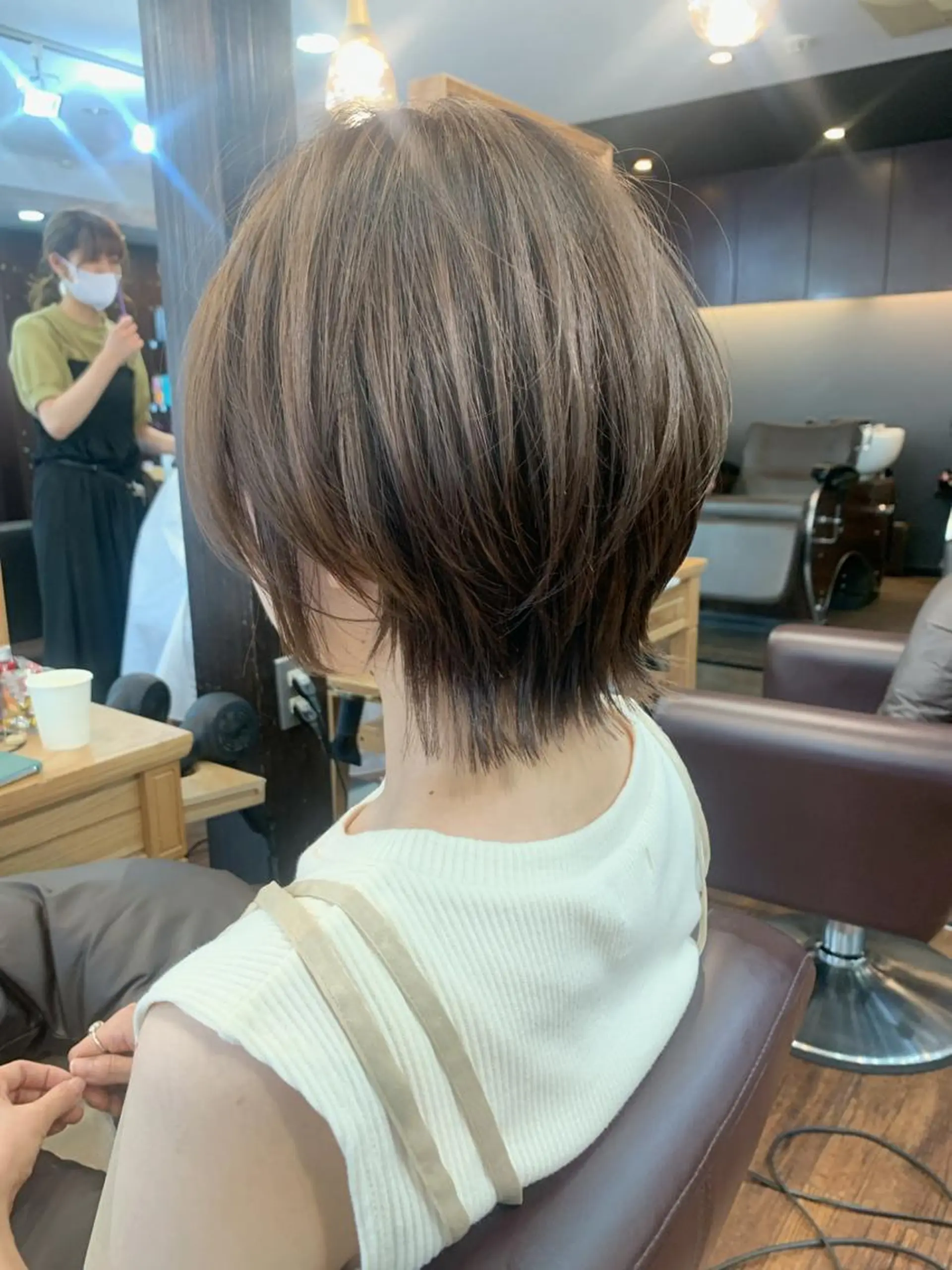 ショート 縮毛矯正/ショート/ レイヤー/畑中正敏のヘアスタイル