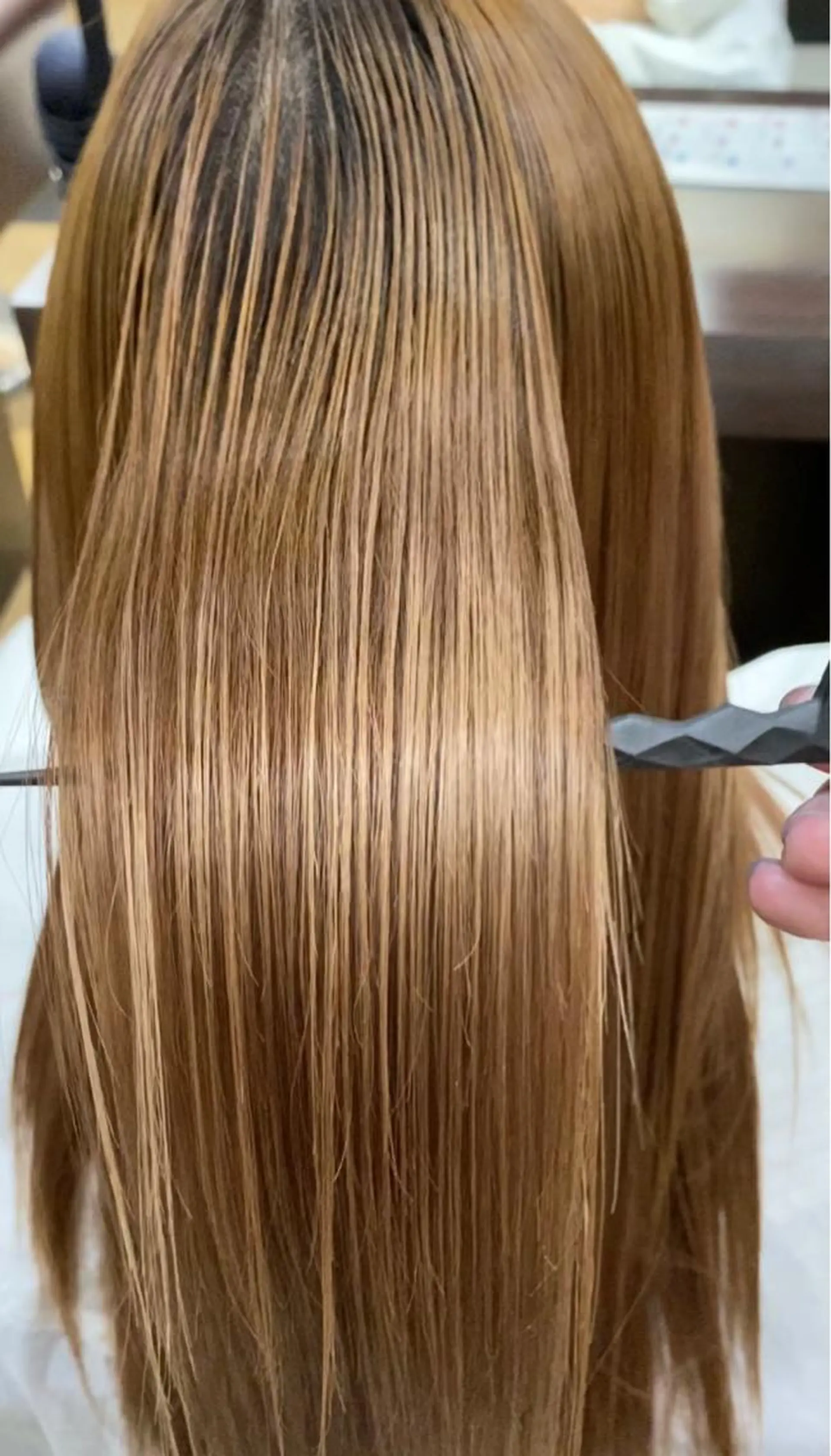 ロング トリートメント 酸スト/フェザー パーマ/三谷海斗のヘアスタイル