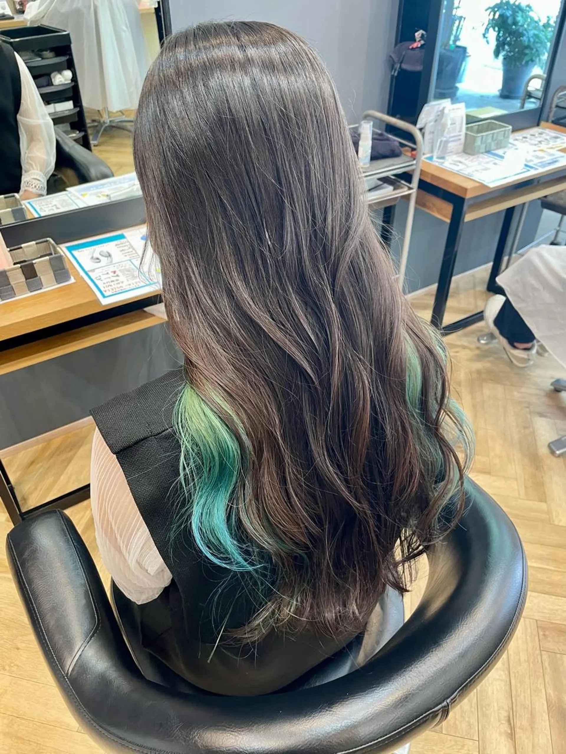 ロング ヘアカラー 韓国ヘア/レイヤー 🇰🇷/艶髪/長橋のヘアスタイル