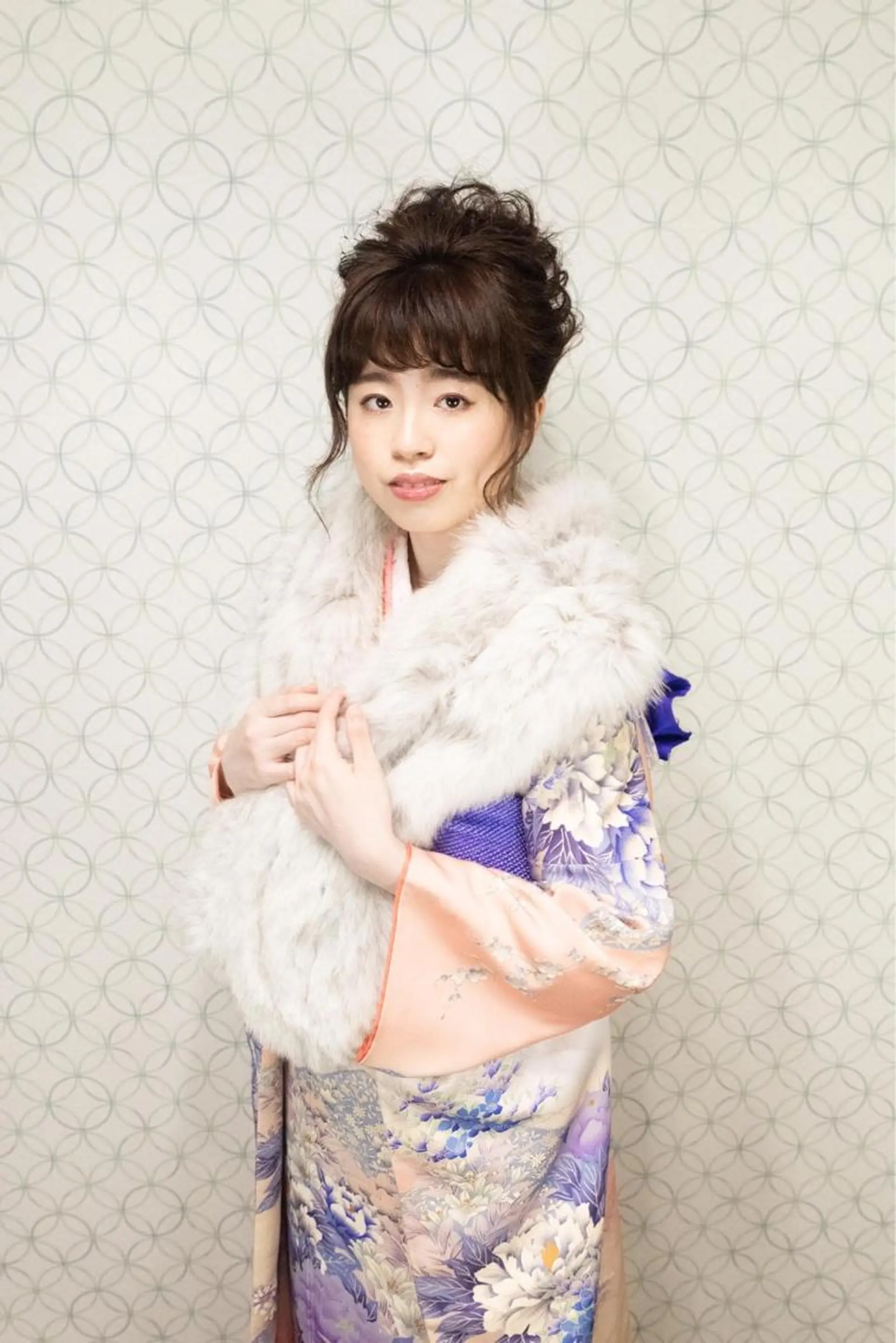 ヘアアレンジ 成人式 野咲き 美容室のマツエク・マツパデザイン