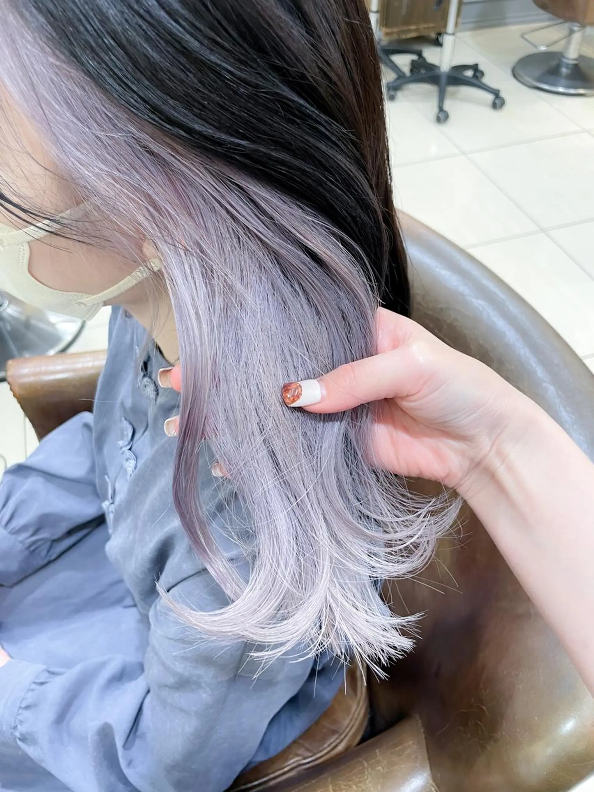 ミディアム カラー インナーカラー カット ヘアカラー トリートメント ✨カラー支持No.1 🧸ワキ カナコ🧸のヘアスタイル