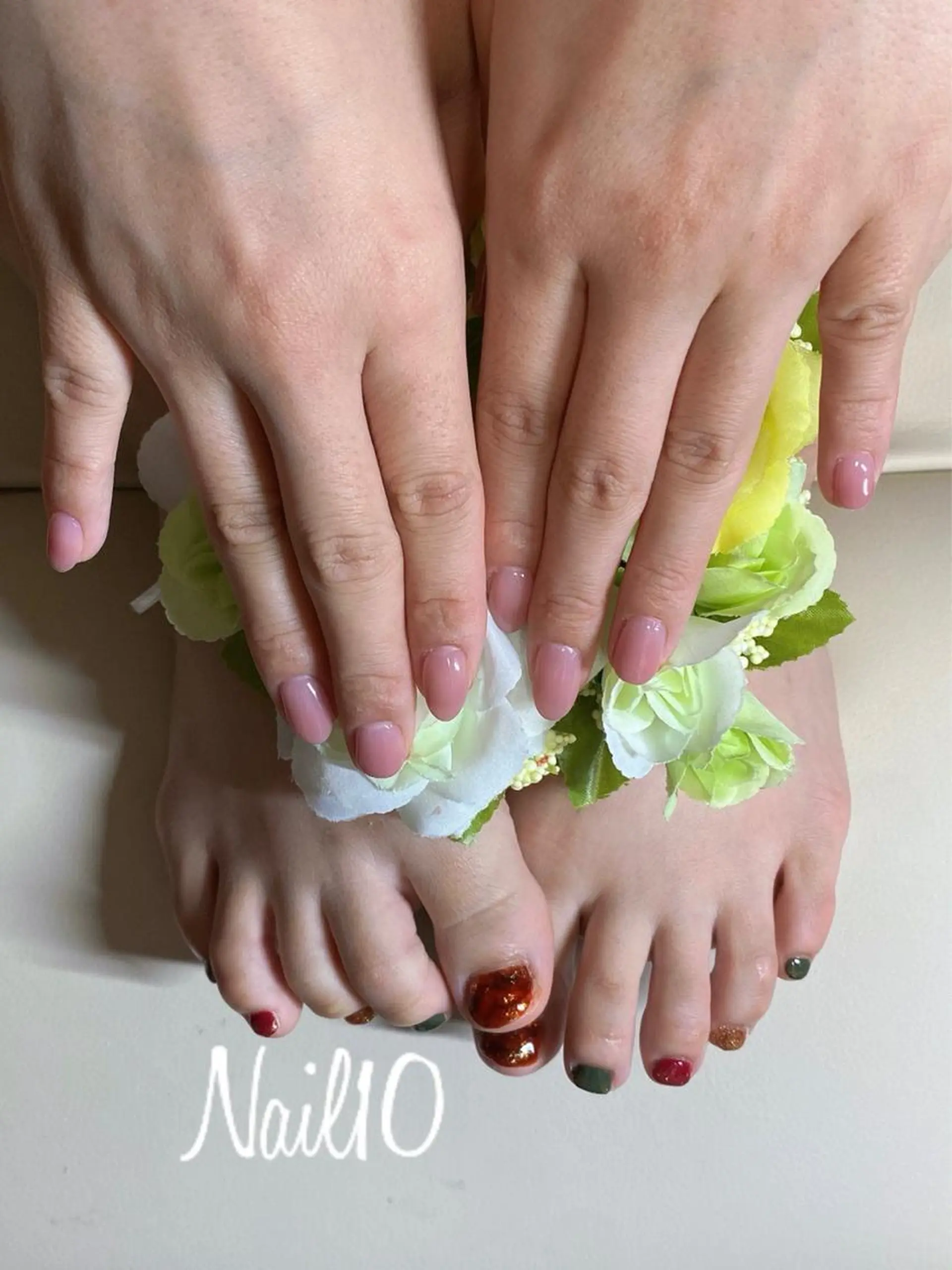 ネイル アートネイル フットネイル ラメ(グリッター) ラメグラデーション Nail10 Kakoのネイルデザイン